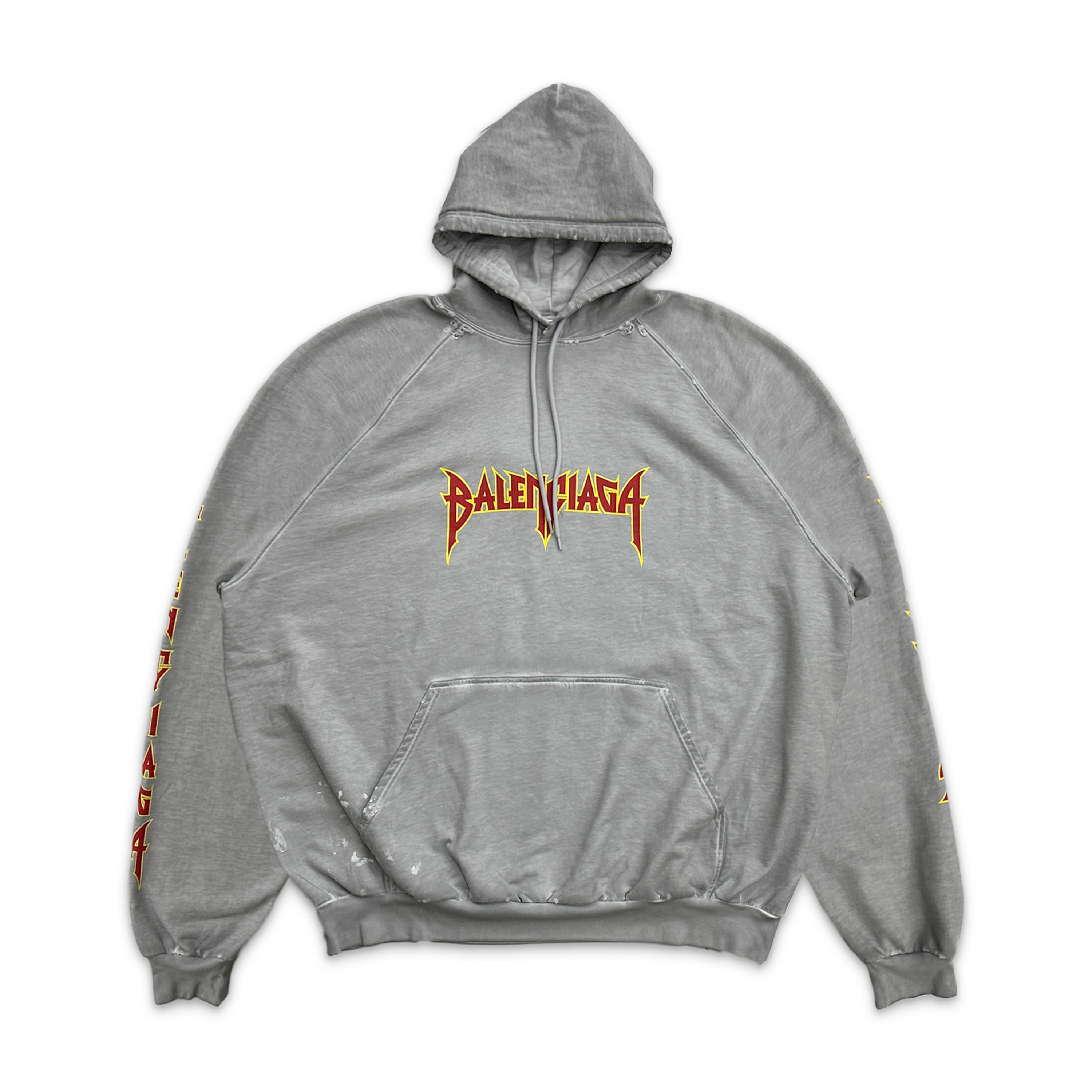 Balenciaga, Rock Band Hoodie "Grey"