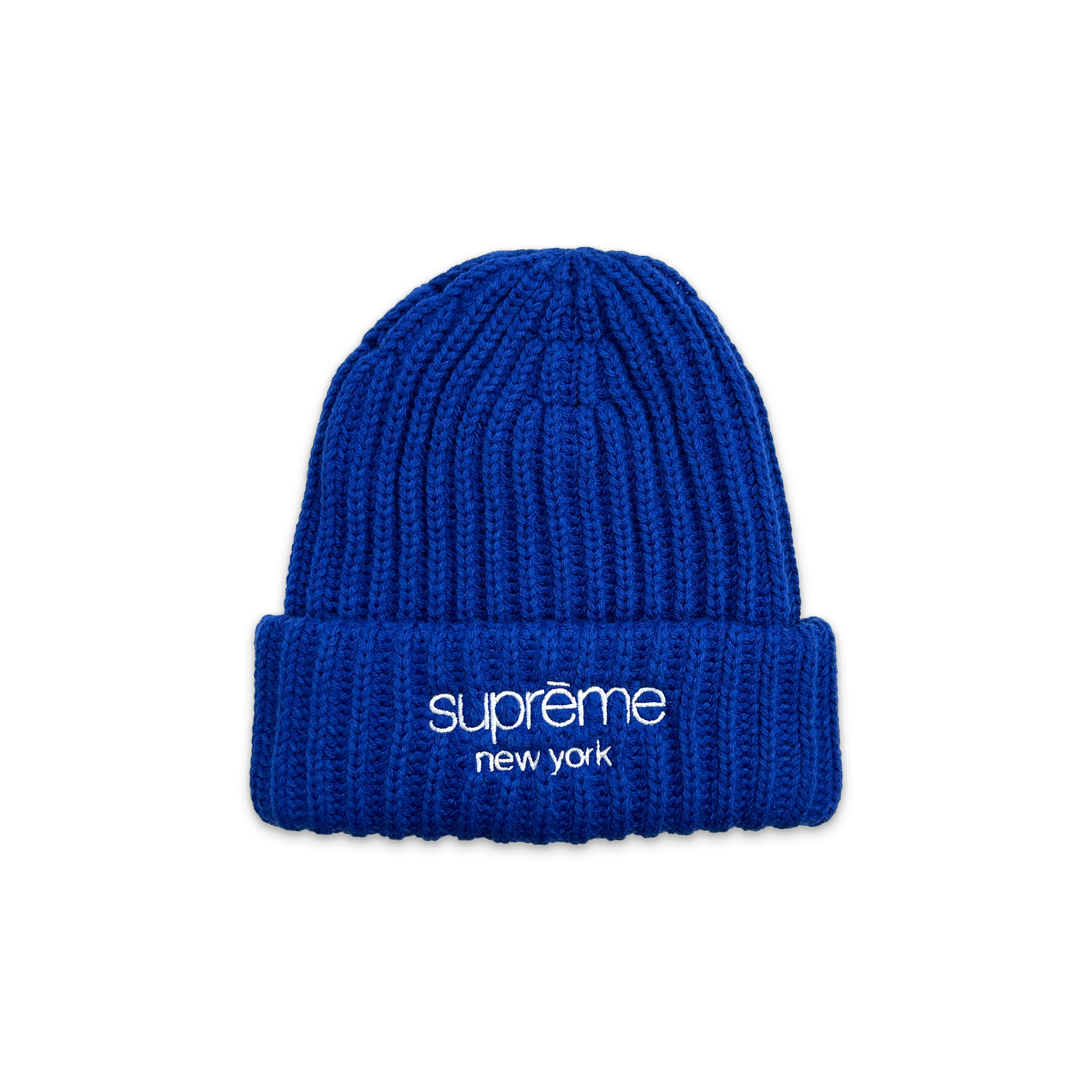 Chunky Classic Logo Beanie FW25 "Royal"