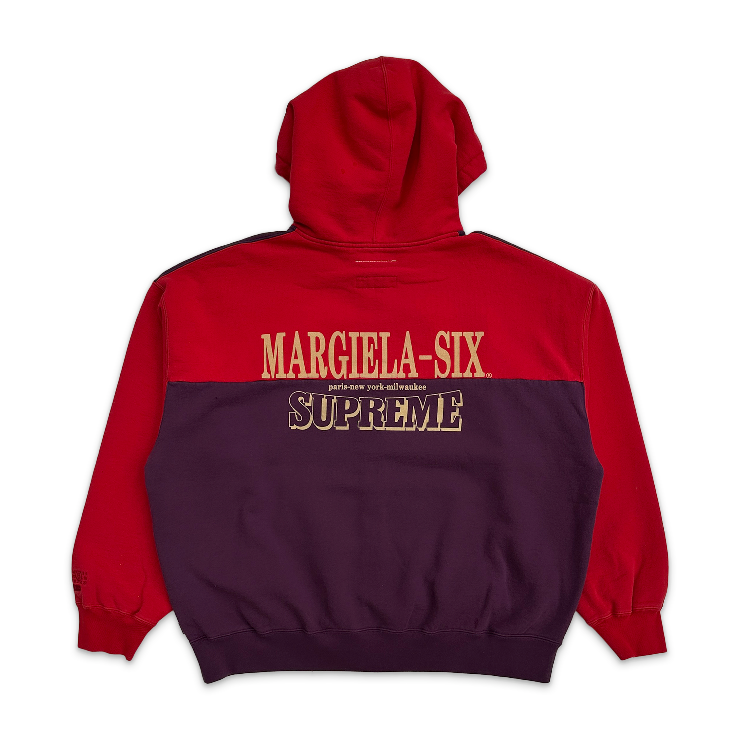 Supreme, MM6 Maison Margiela Eagle Zip Up Hooded Sweatshirt “Purple/Red" SS26