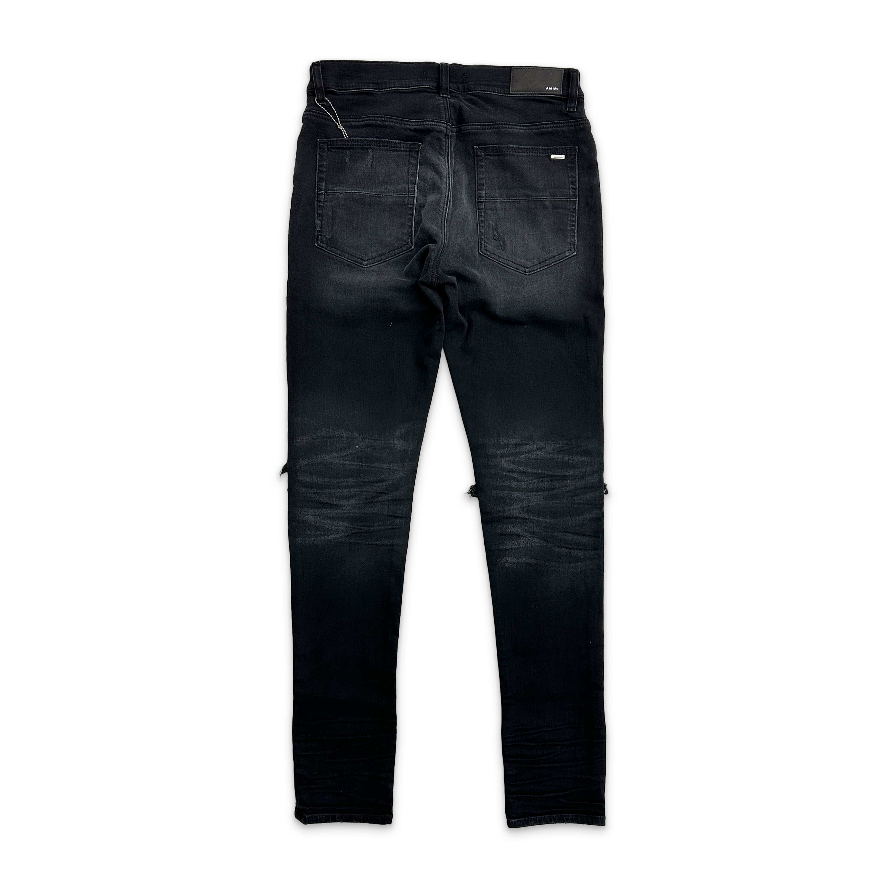 MX1 Red Suede Patch Jeans "Black"