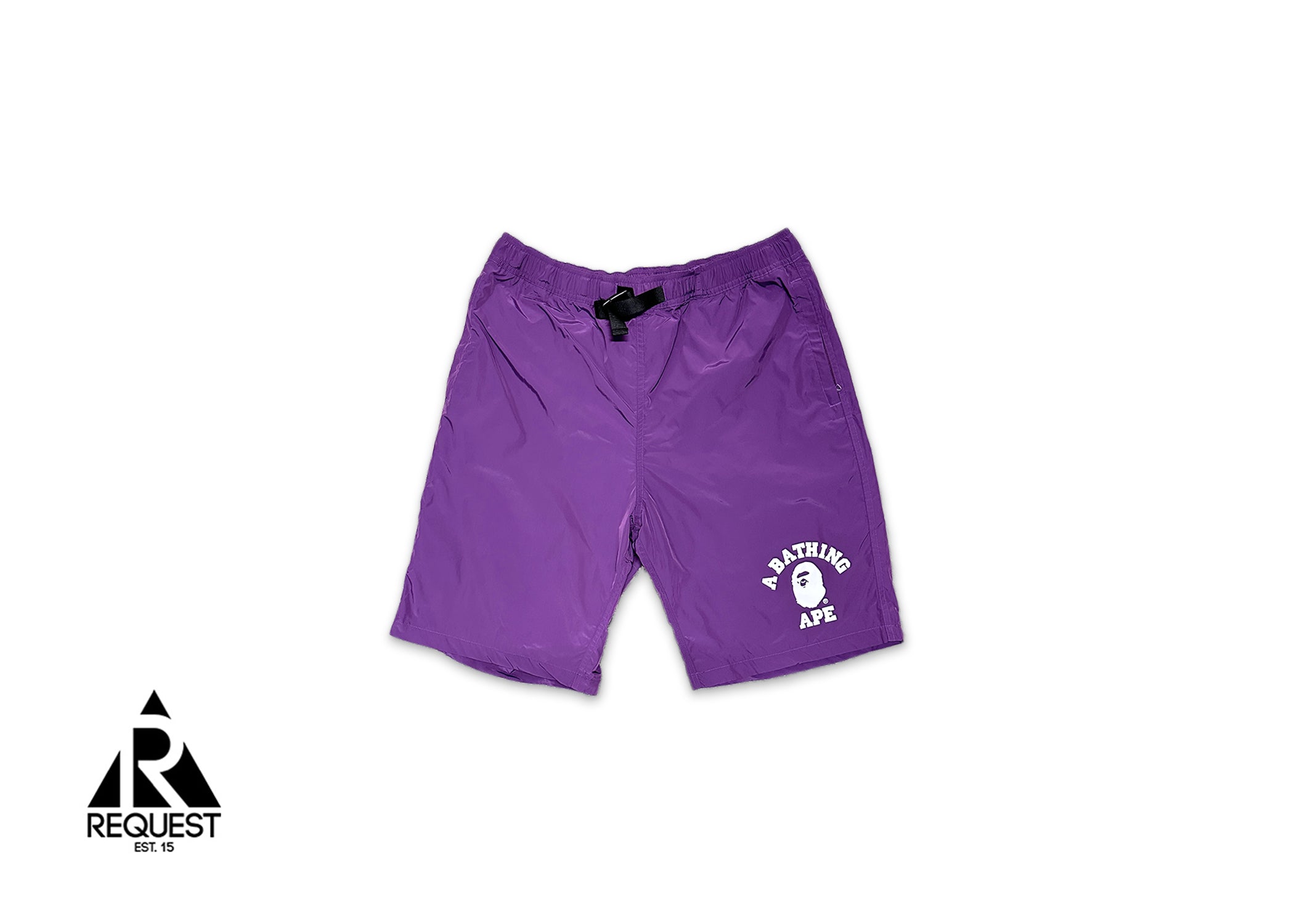 Nylon College Logo Beach Shorts “Purple"