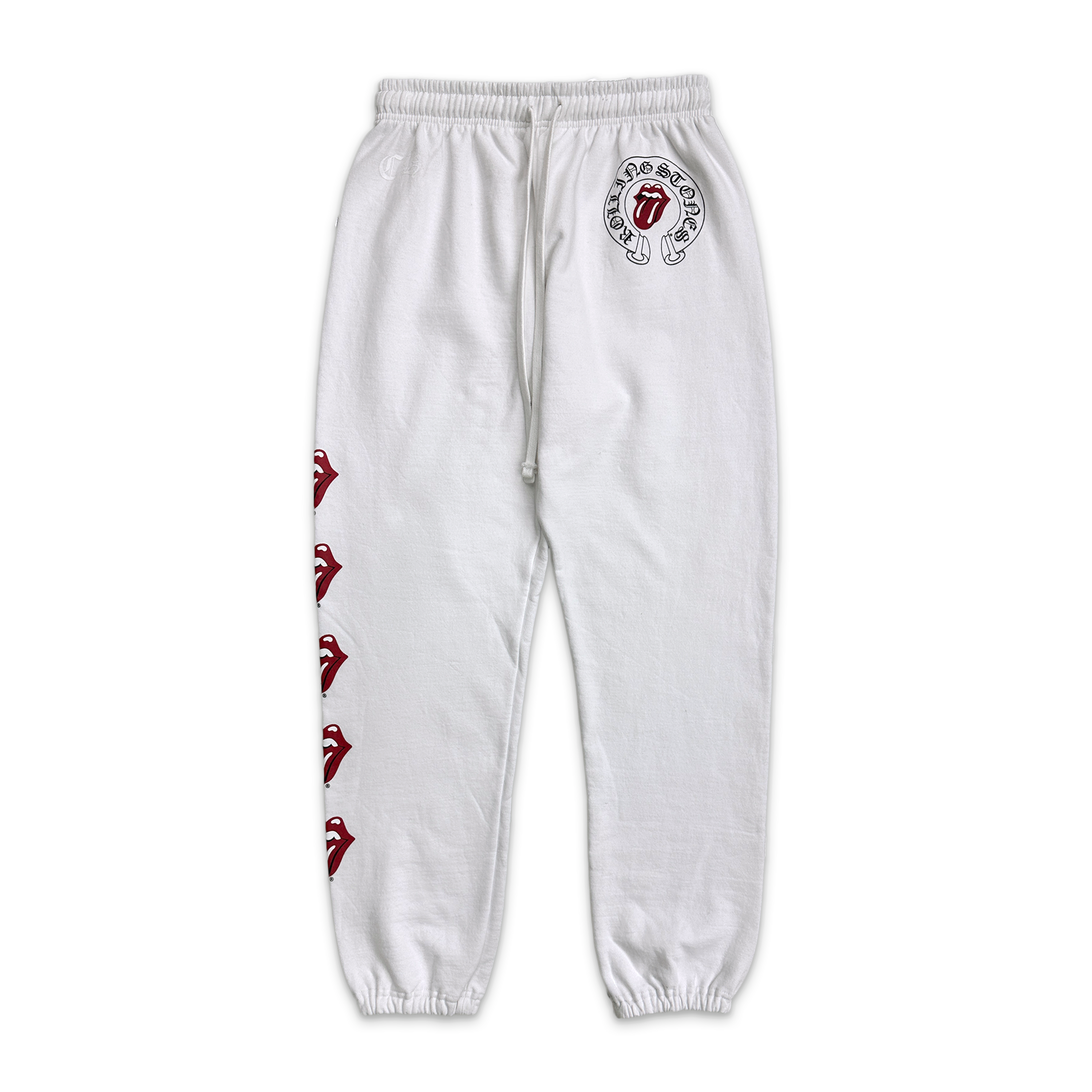 Rolling Stones Lips Sweatpants 2024 "White/Red"