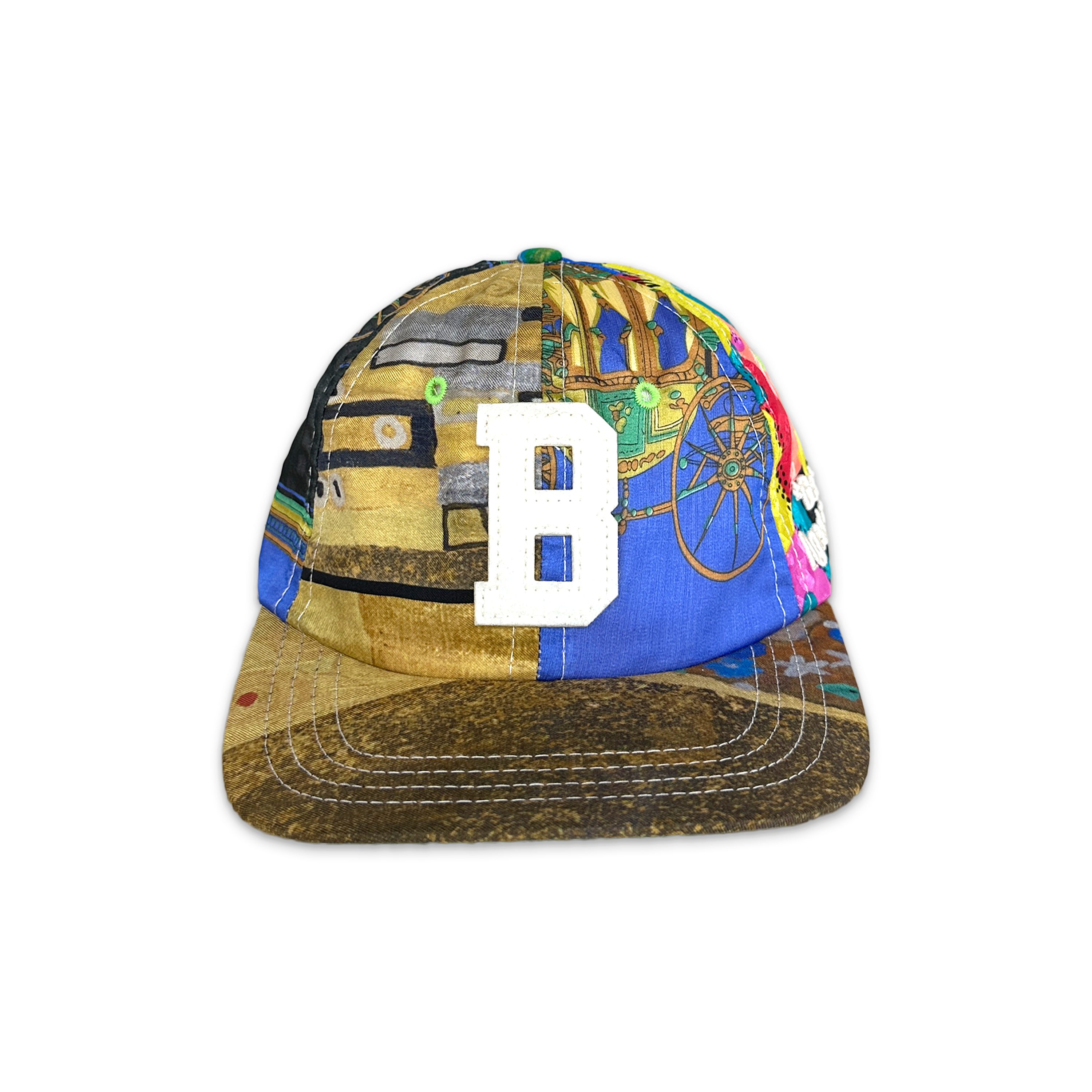 Antique Reconstructed Silk Hat "Multi"