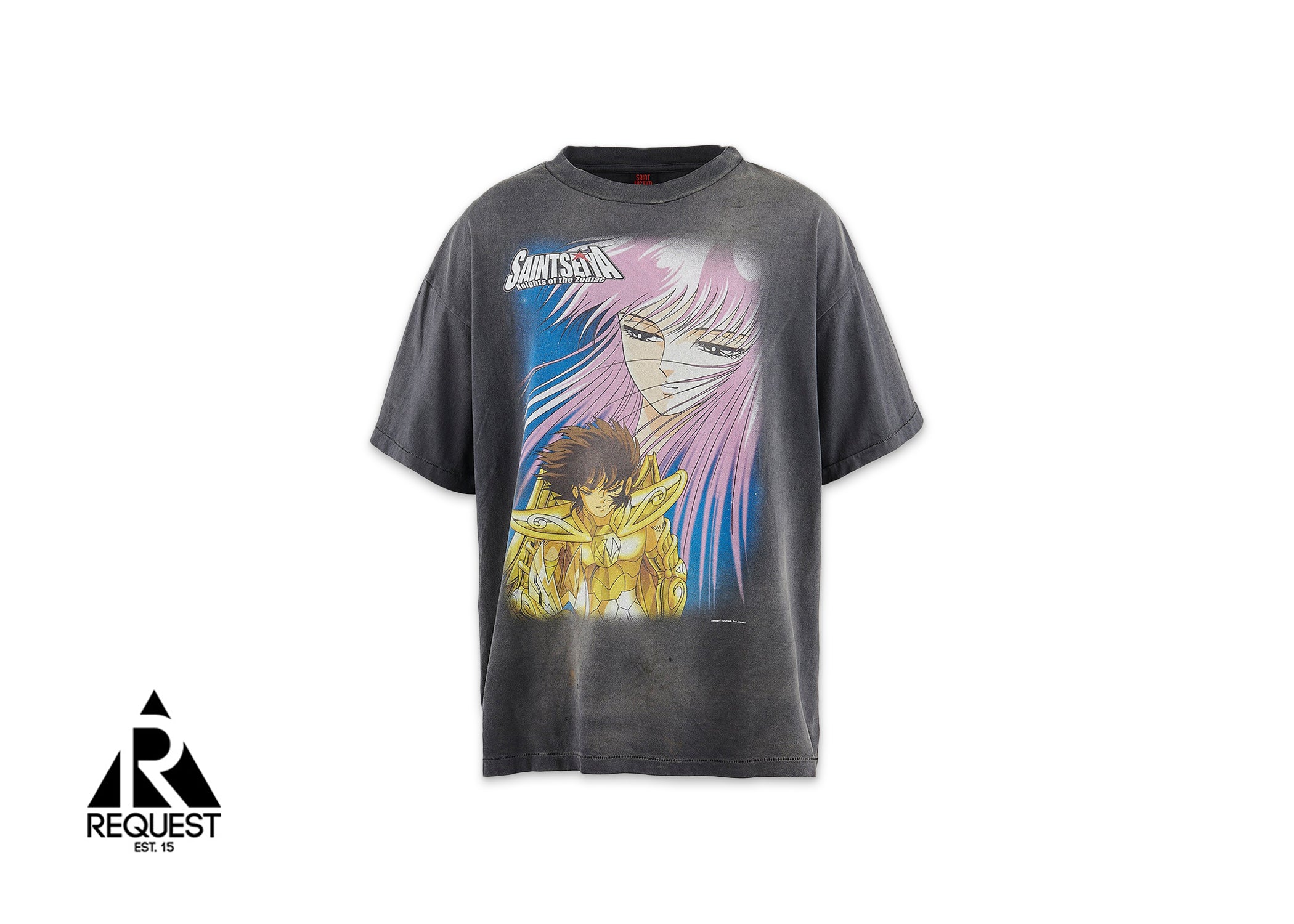 Saint Michael x Saint Seiya Tee "Vintage Black"