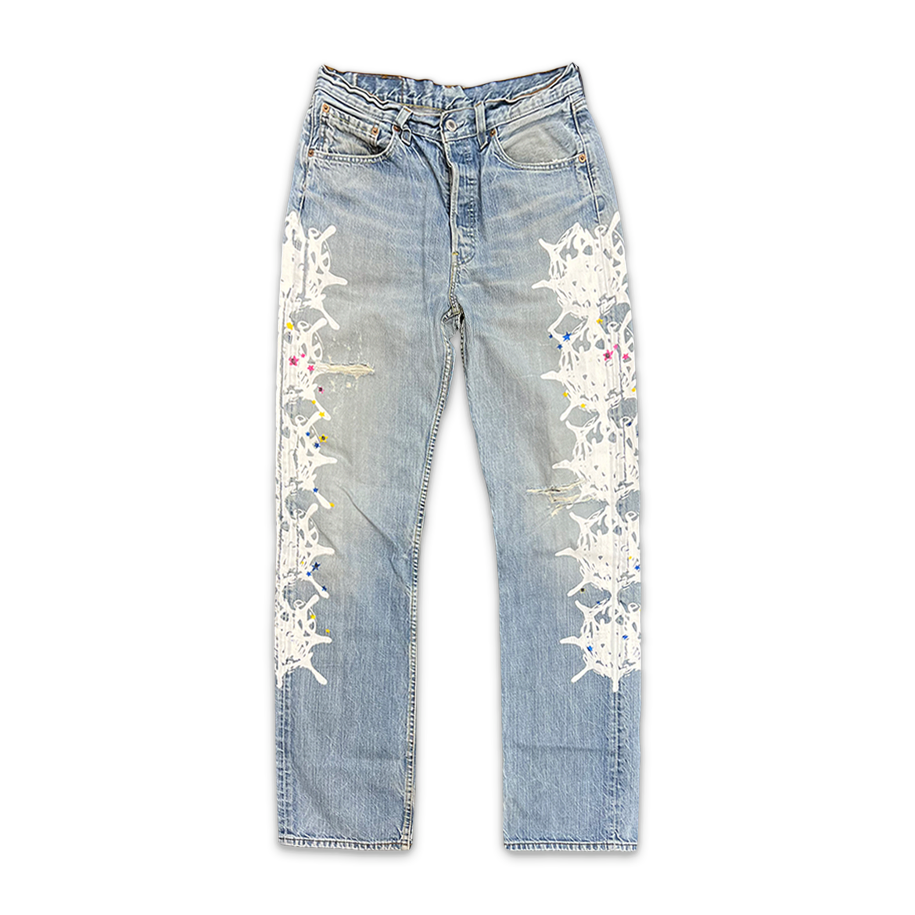 Sp5der, Worldwide x Levi Web Denim "Vintage"