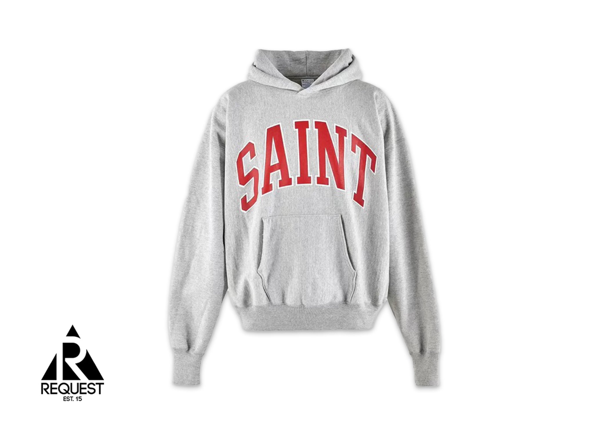 Saint Michael Arch Logo Saint Hoodie "Grey"