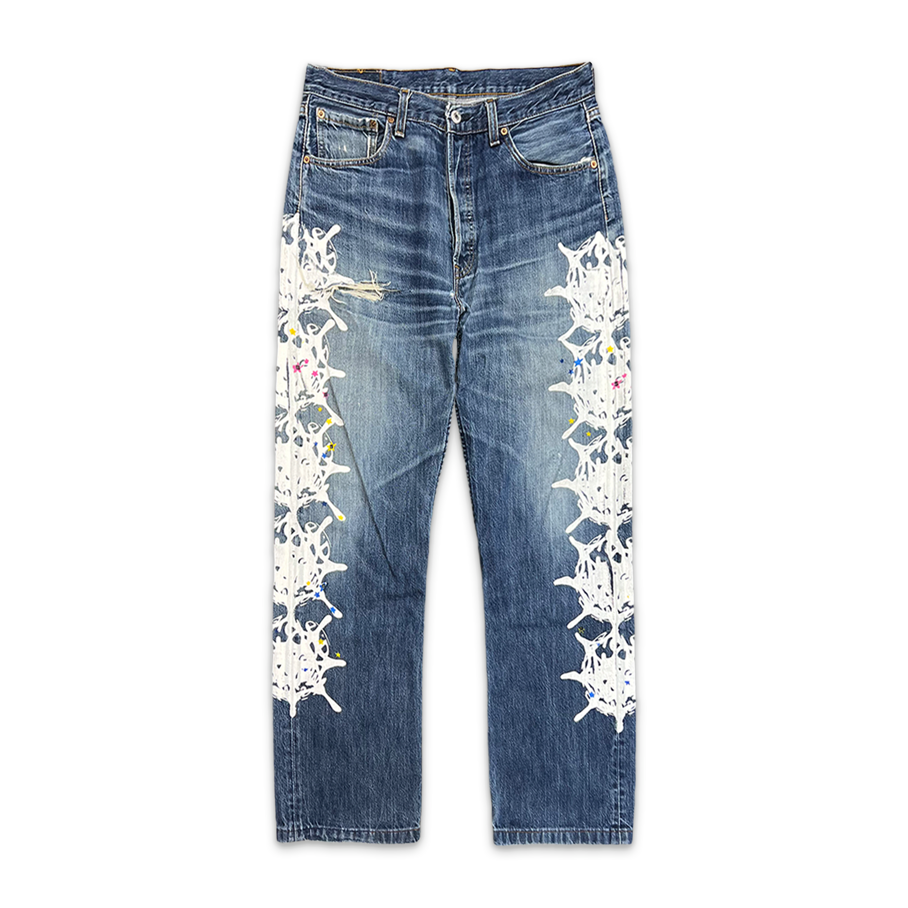 Sp5der, Worldwide x Levi Web Denim "Vintage"