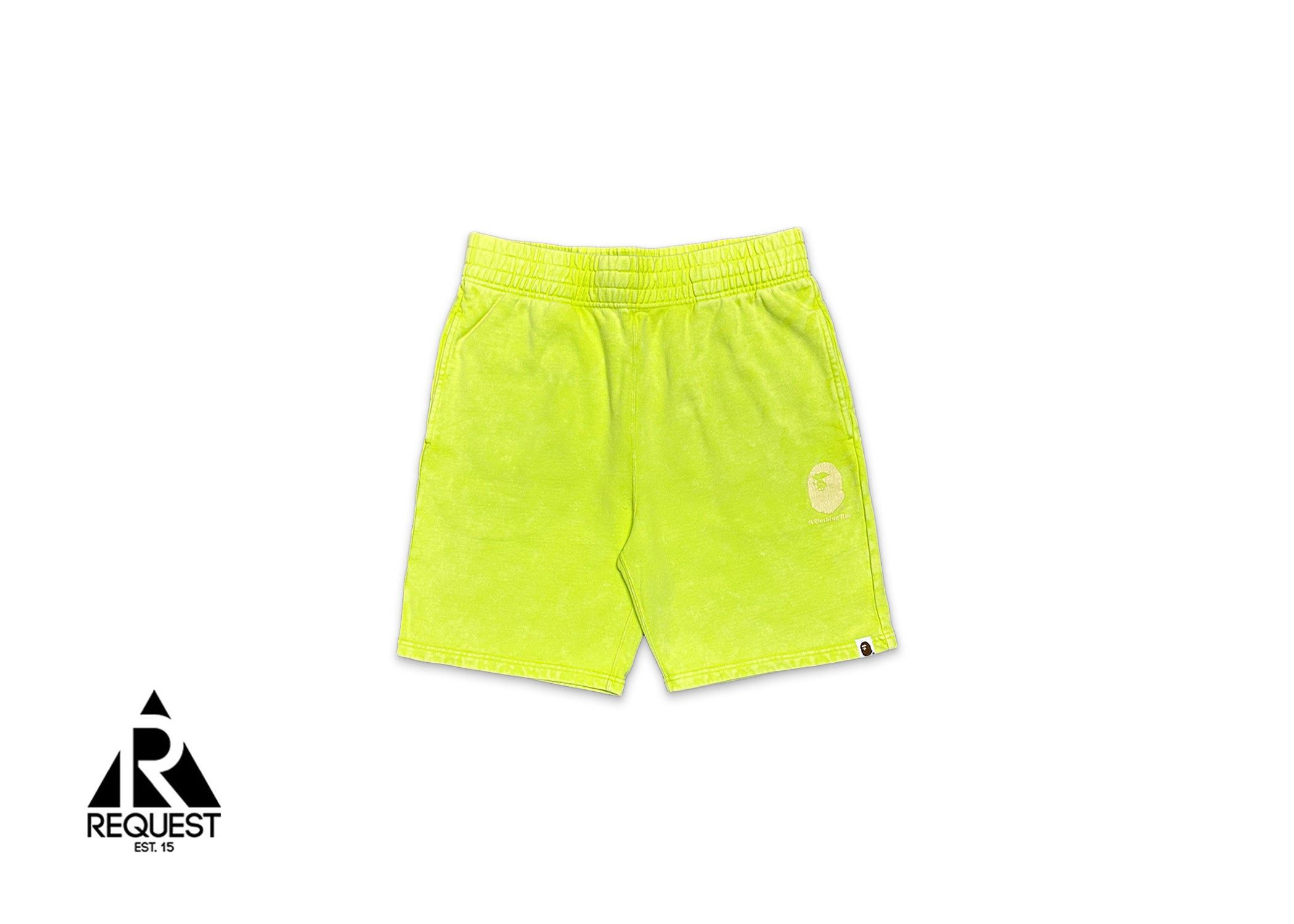 Overdyed Sweat Shorts "Yellow"