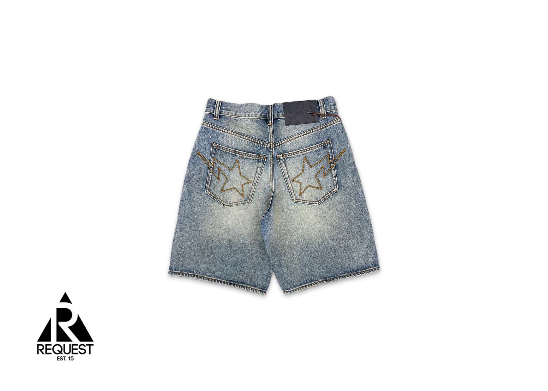 Twin Sta Denim Shorts "Light Indigo"