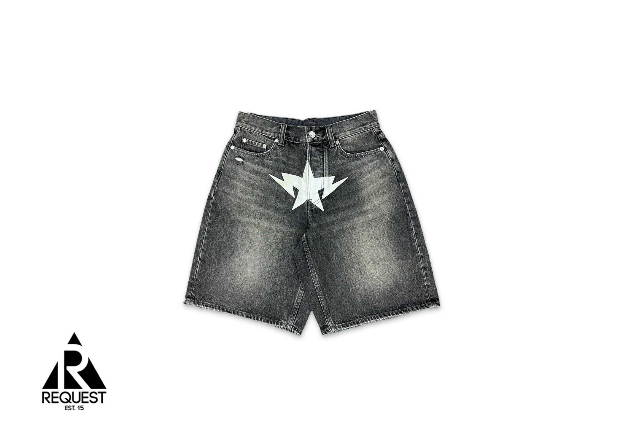 Twin Sta Denim Shorts "Black"