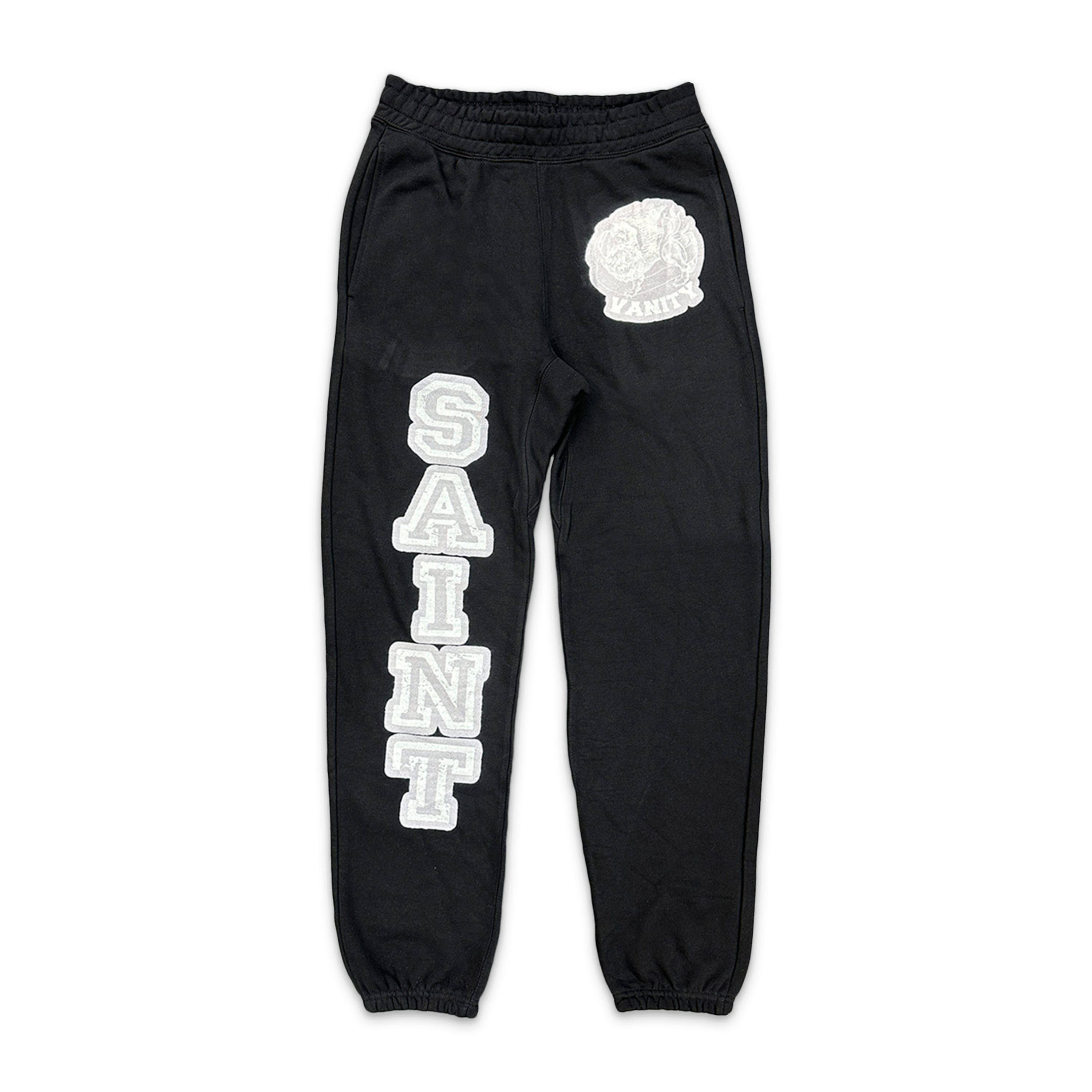 Saint Vanity, Logo Sweatpants "Black & Grey"