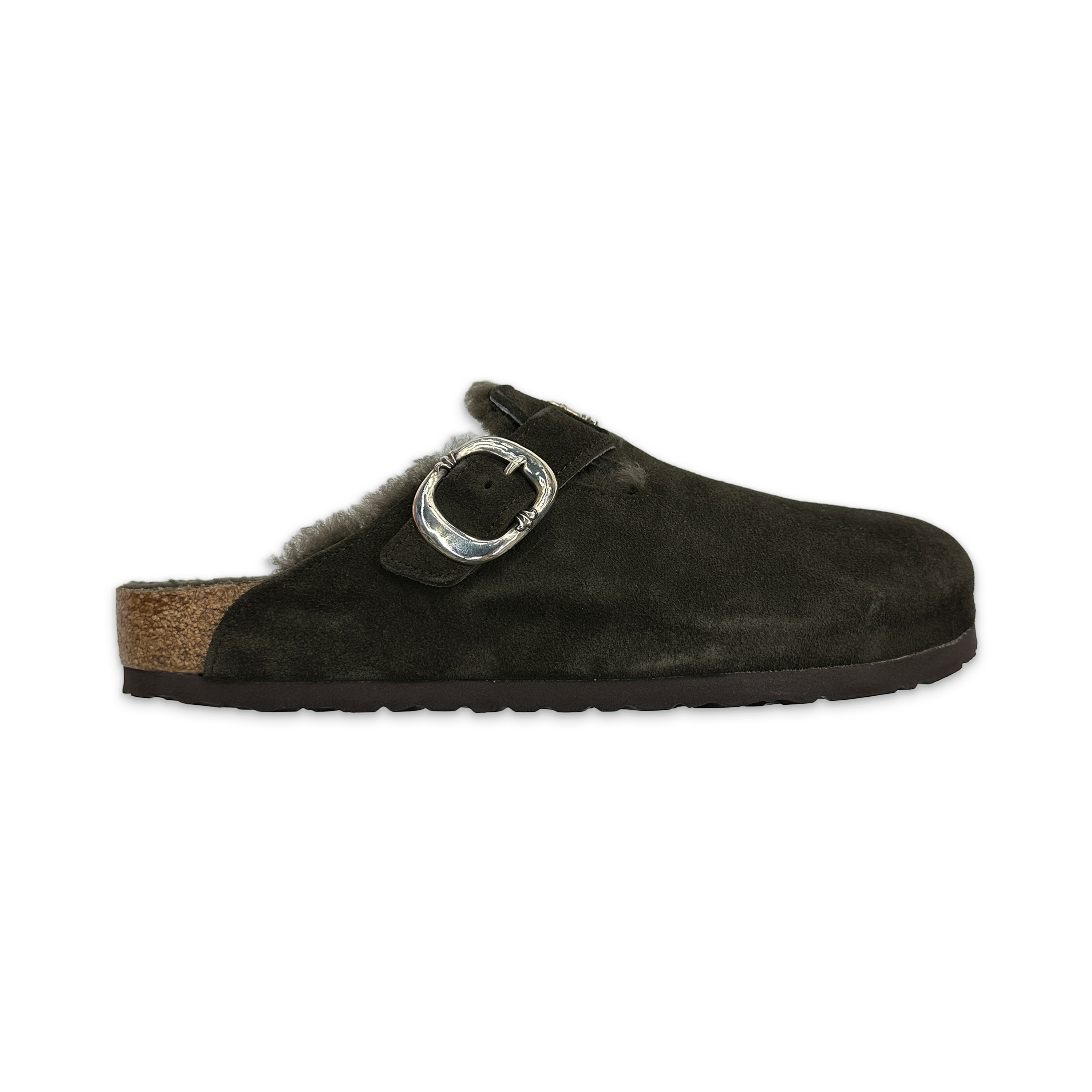 Birkenstock Sherling Boston "Mocca"
