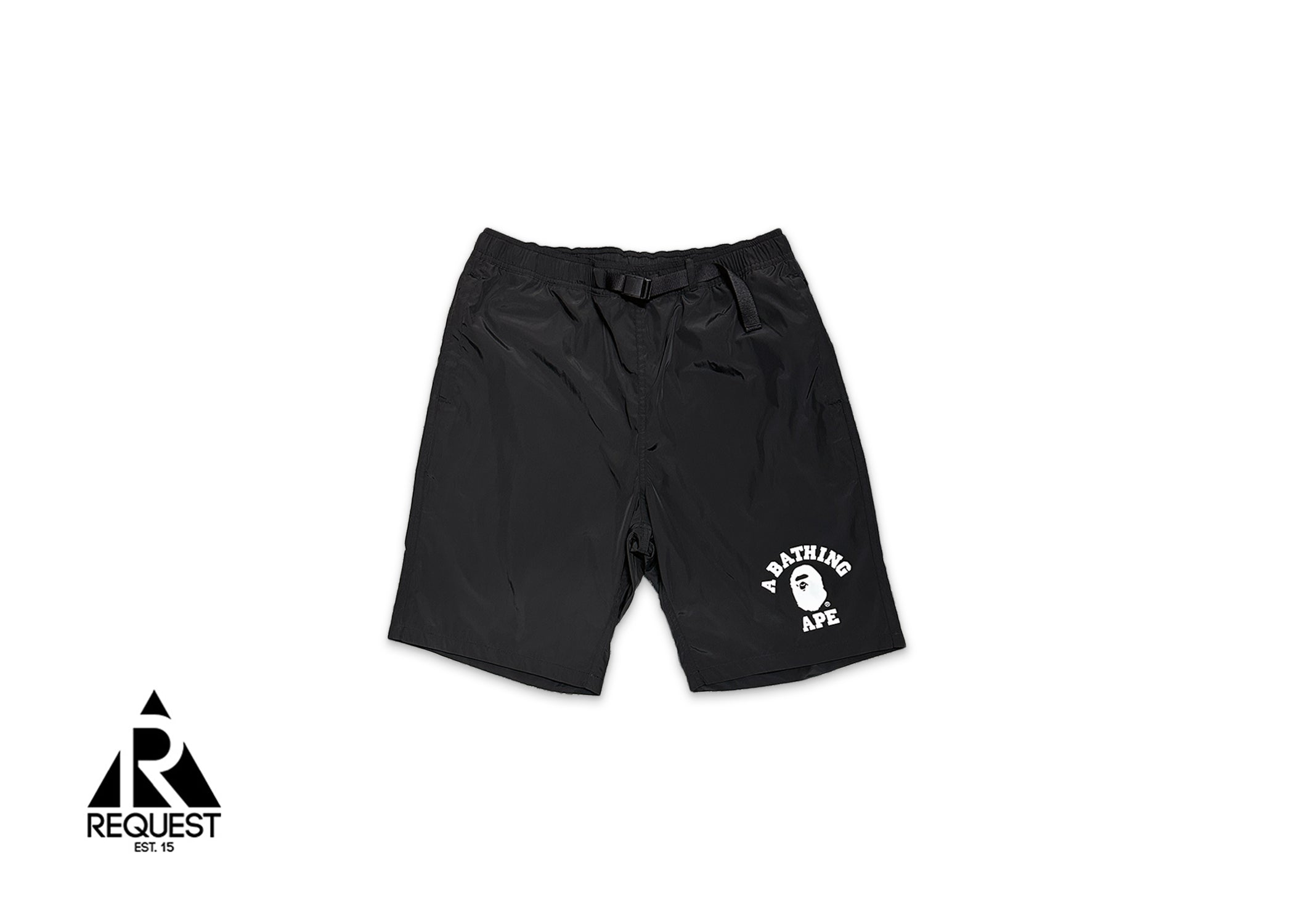 Nylon College Logo Beach Shorts “Black"