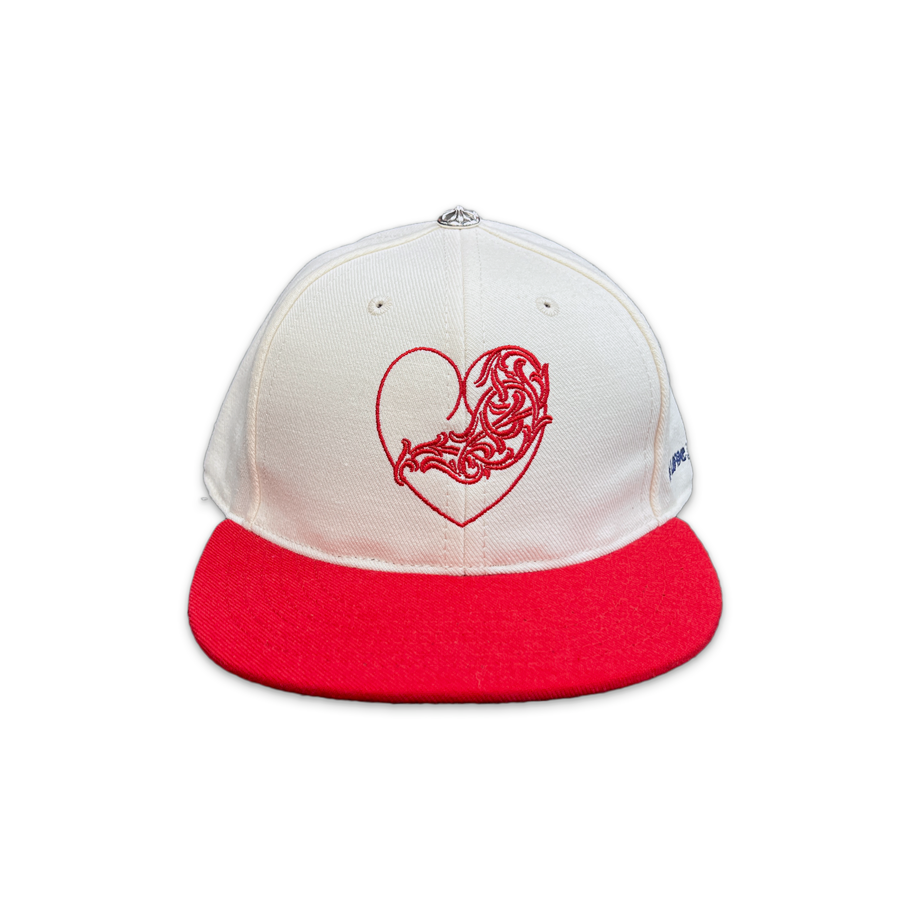 Sacred Heart Fitted Hat "Cream/Red/Navy"