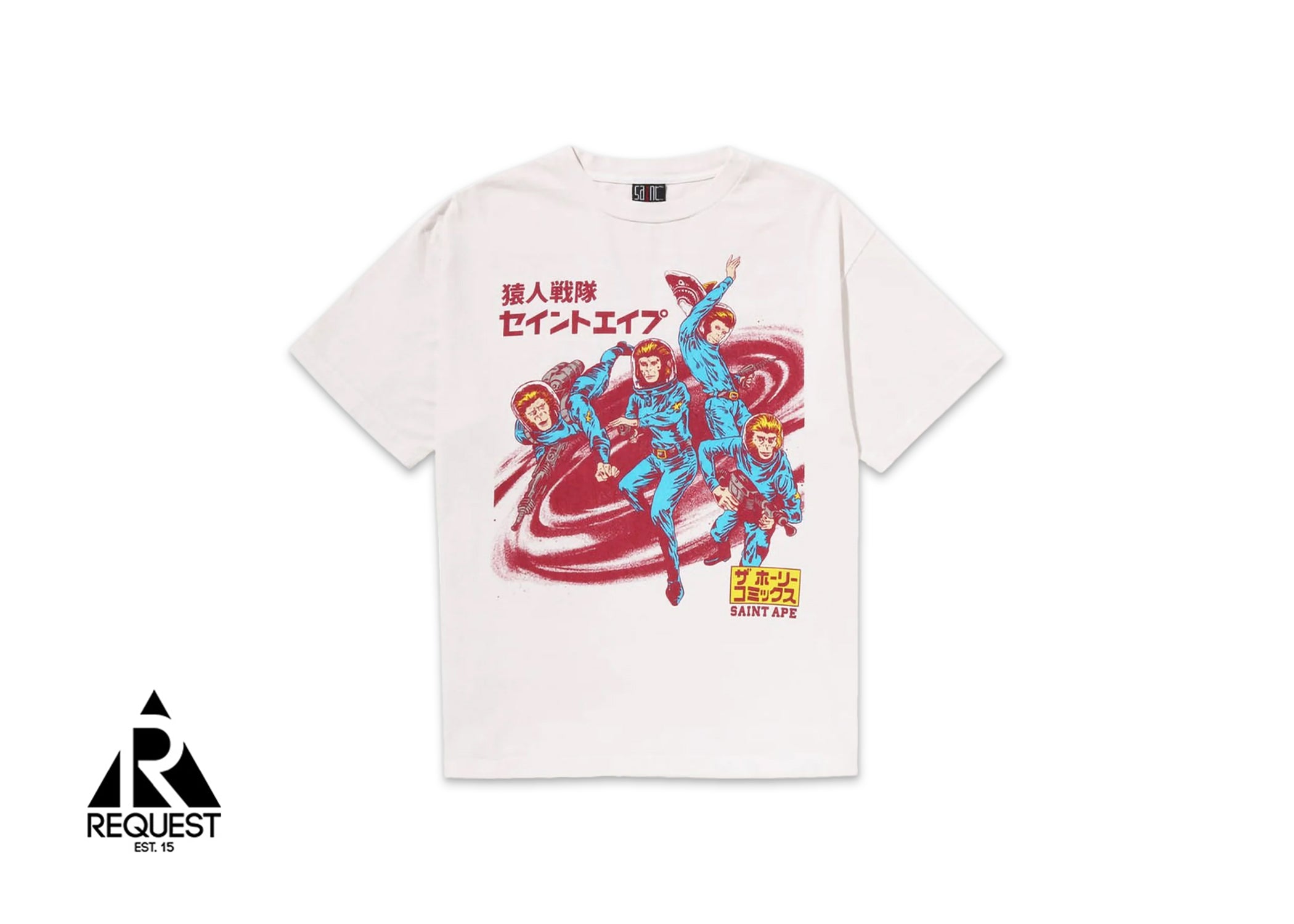 Saint Michael x Bape Squadron Tee "White"