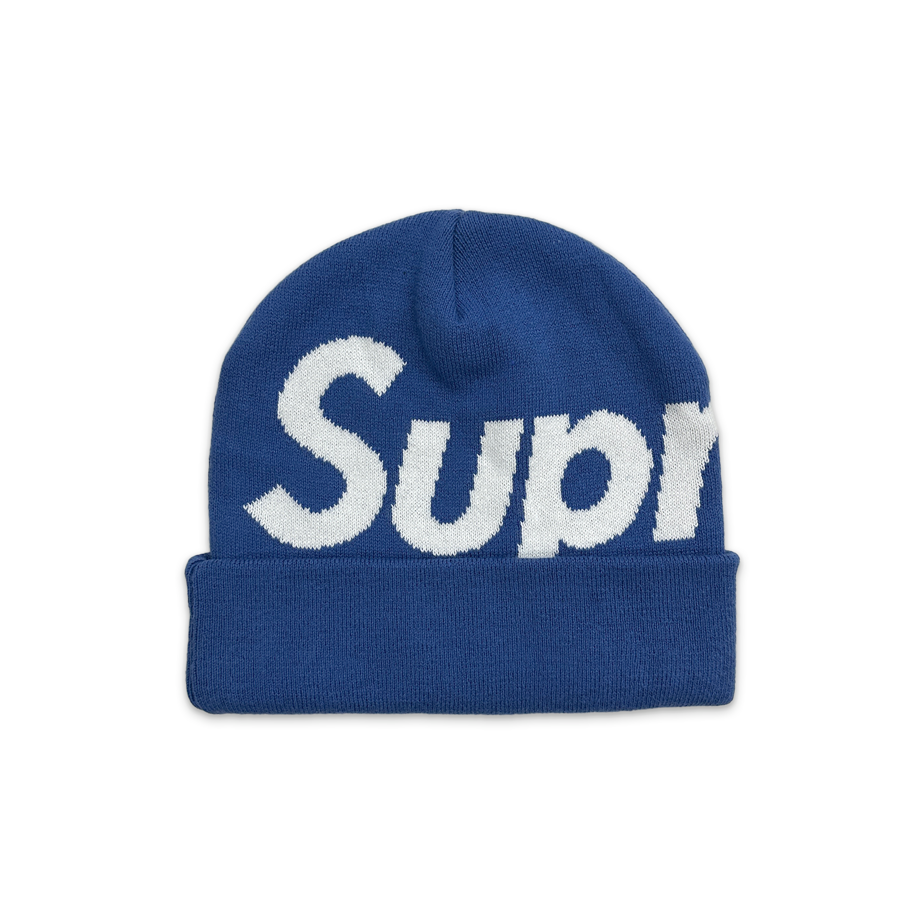 Supreme, Big Logo Beanie FW24 "Blue"