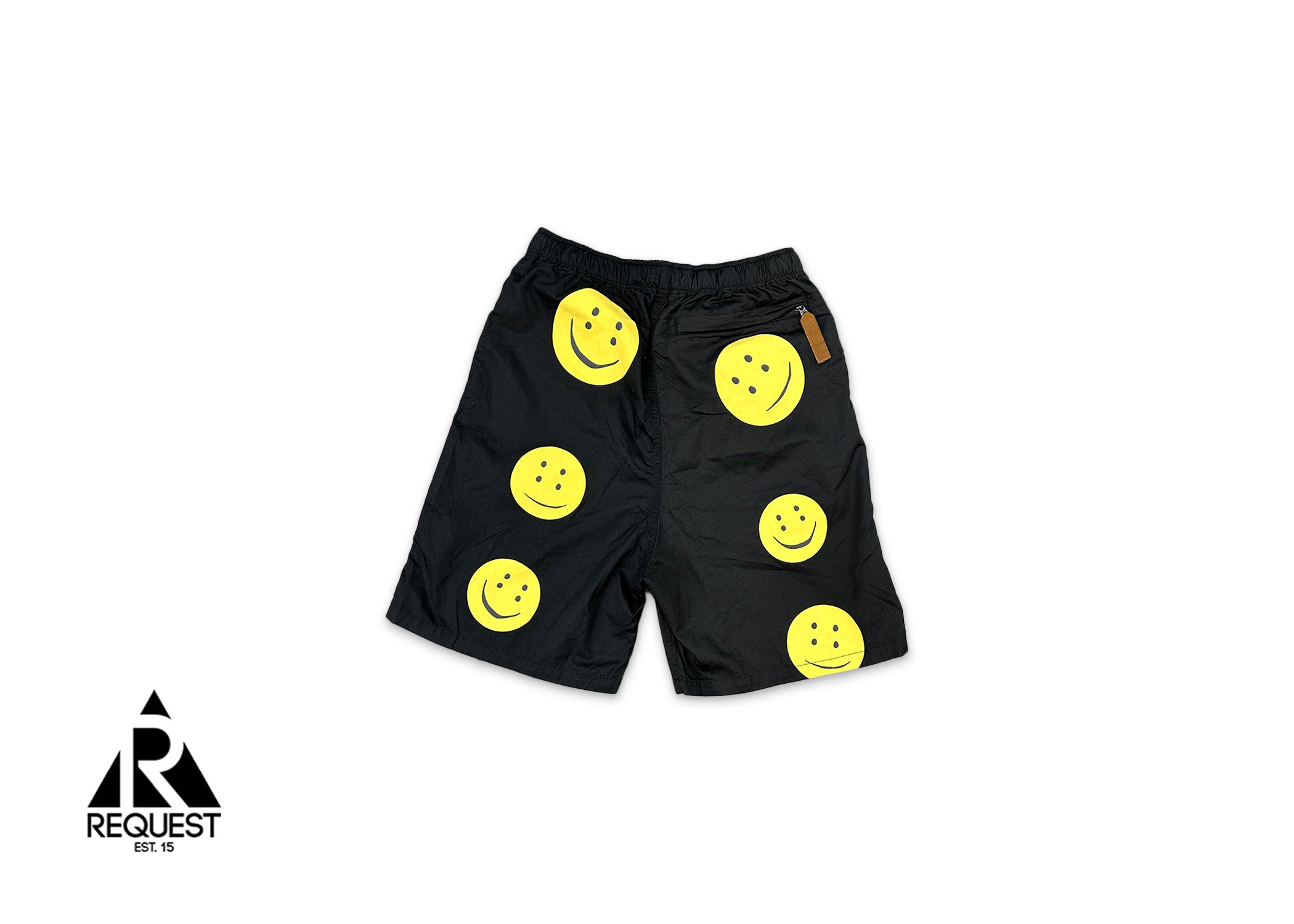 Kapital Nylon Smiley Shorts "Black"