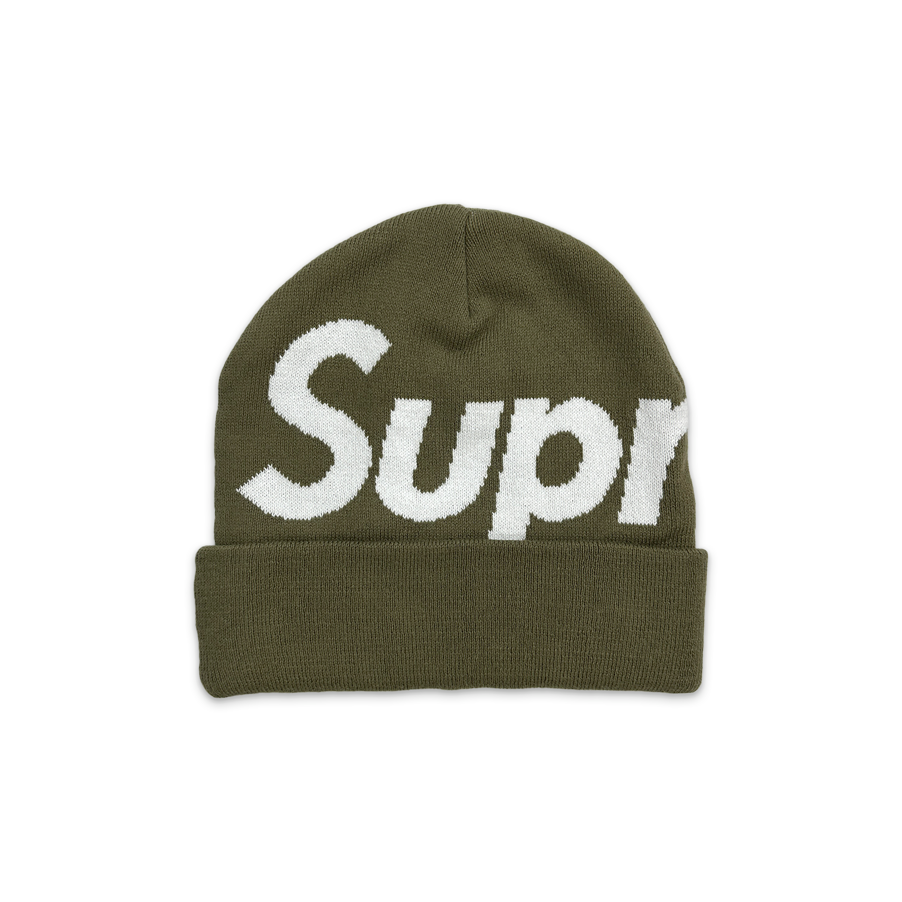 Supreme, Big Logo Beanie FW24 "Olive"
