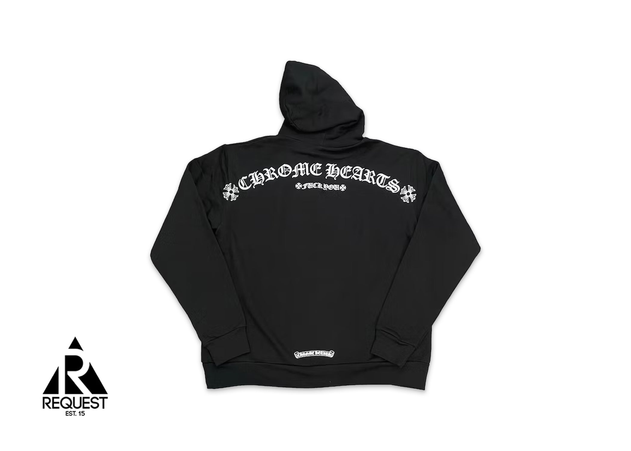 Chrome Hearts Shoulder Logo Hoodie "Black"