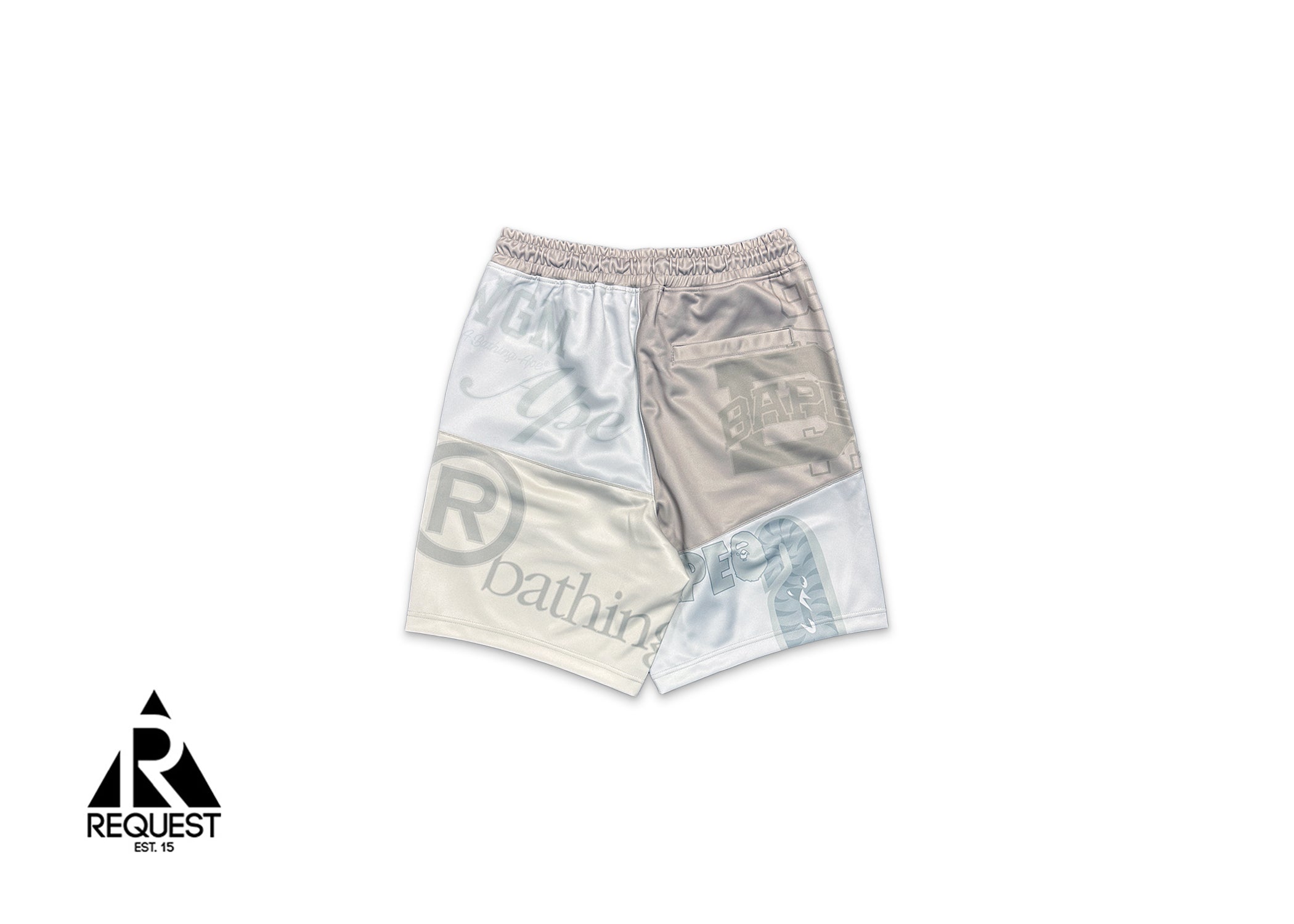 Patchwork Basketball Shorts "Cream"