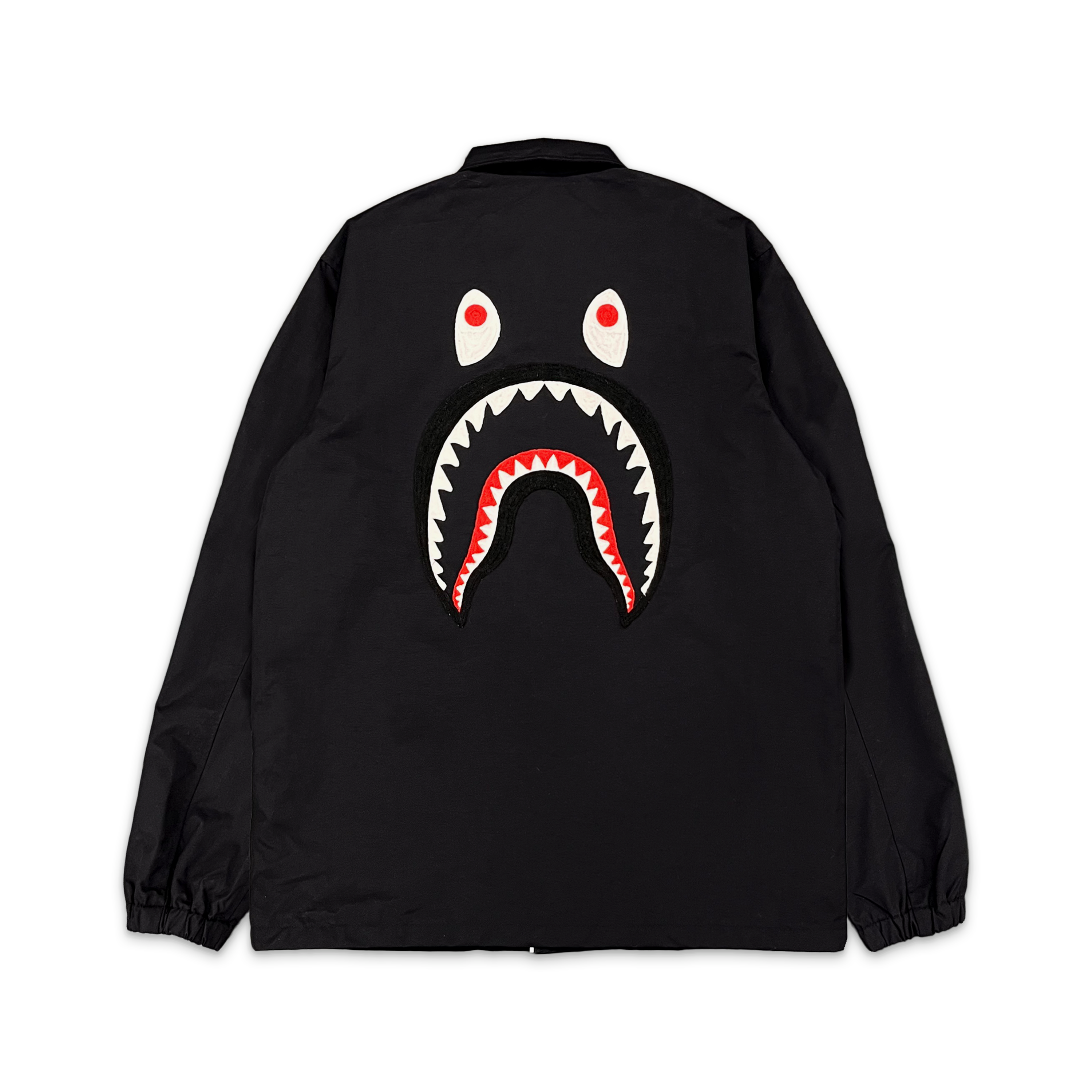 A Bathing Ape (BAPE), Shark Coaches Jacket “Black”