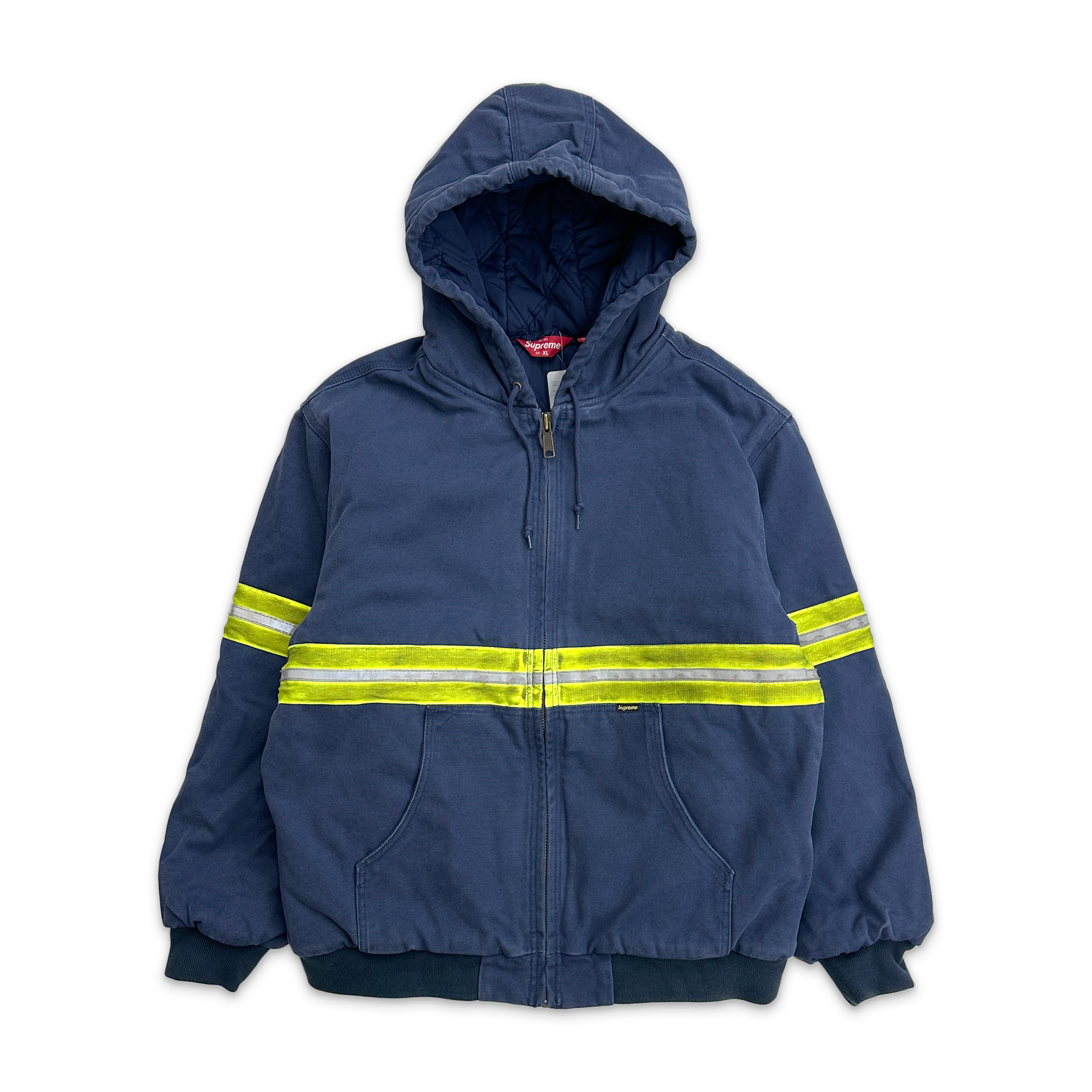 ジャケット・アウター Supreme Reflective Hooded Work Jacket S Supreme Reflective Stripe Hooded Work Jacket (FW24) - $328
