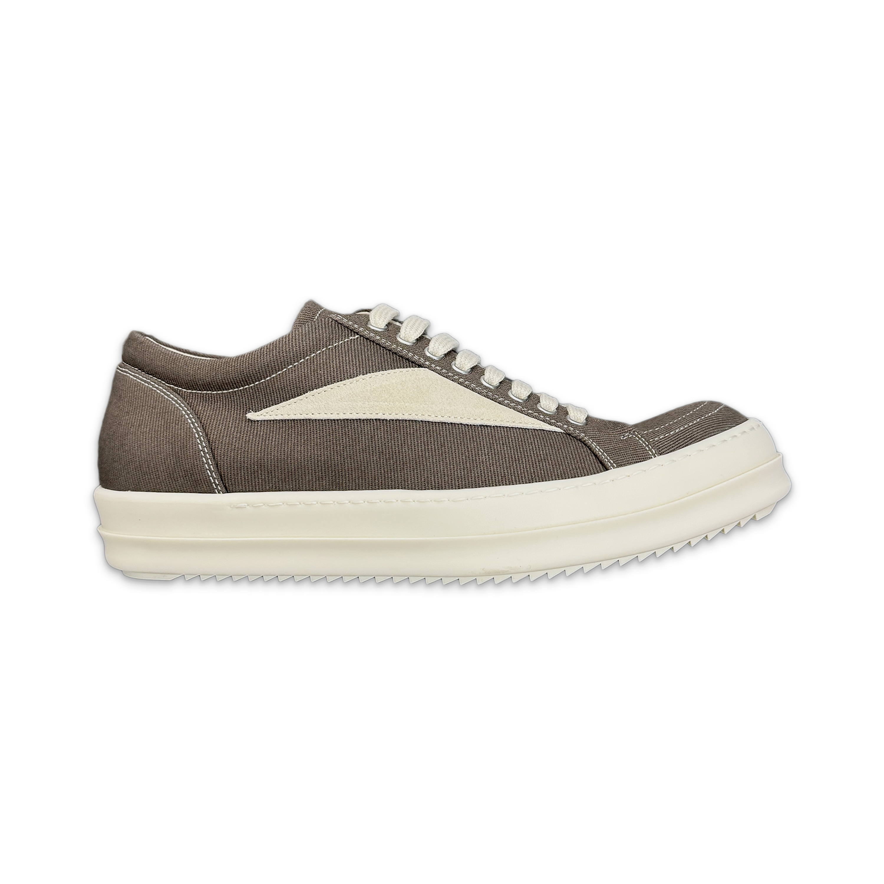 Rick Owens DRKSHDW, Scarpe Denim Vintage Sneaks Low "Dust Milk"