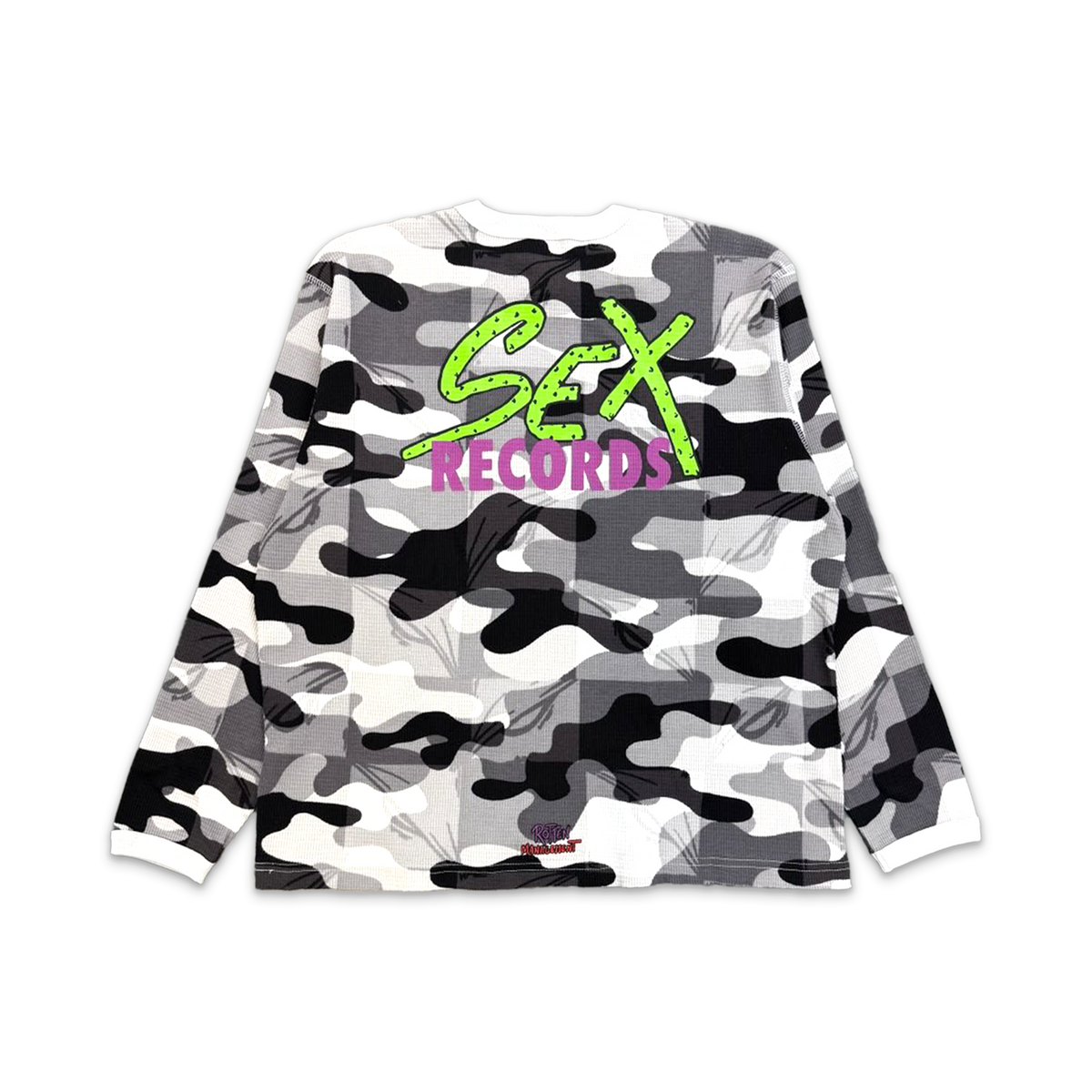 Matty Boy Sex Records Thermal L/S Tee “Snow Camo"