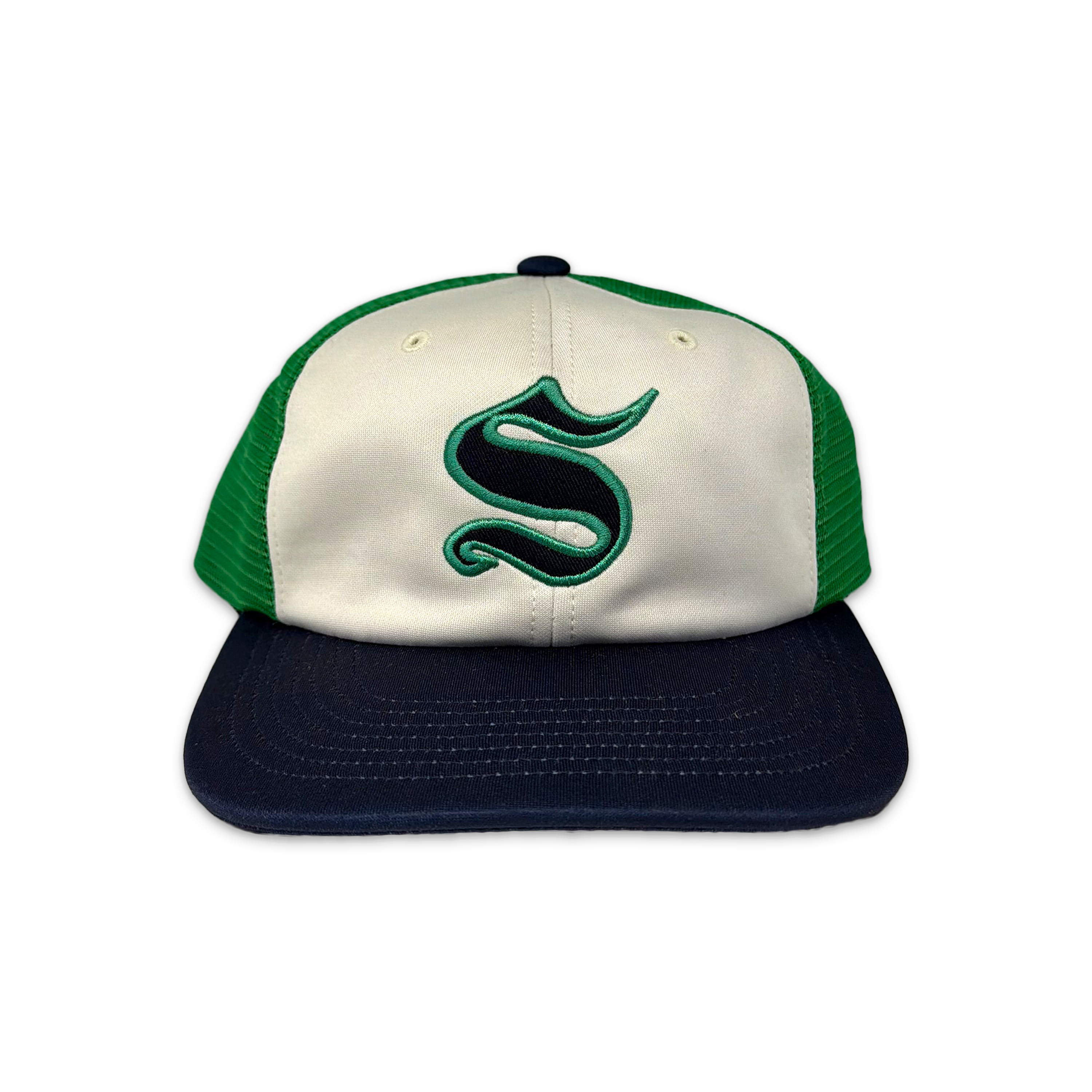 Contrast S Mesh Back 6-Panel Hat "Green"