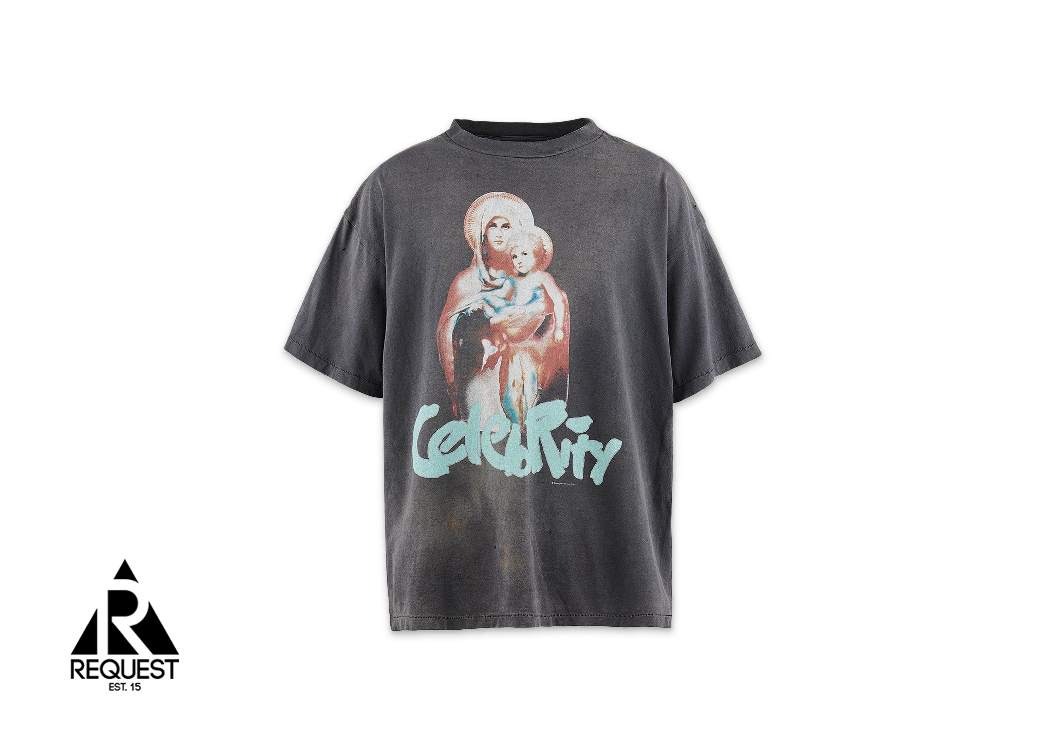 Saint Michael x Shermer Academy Celebrity Tee "Vintage Black"