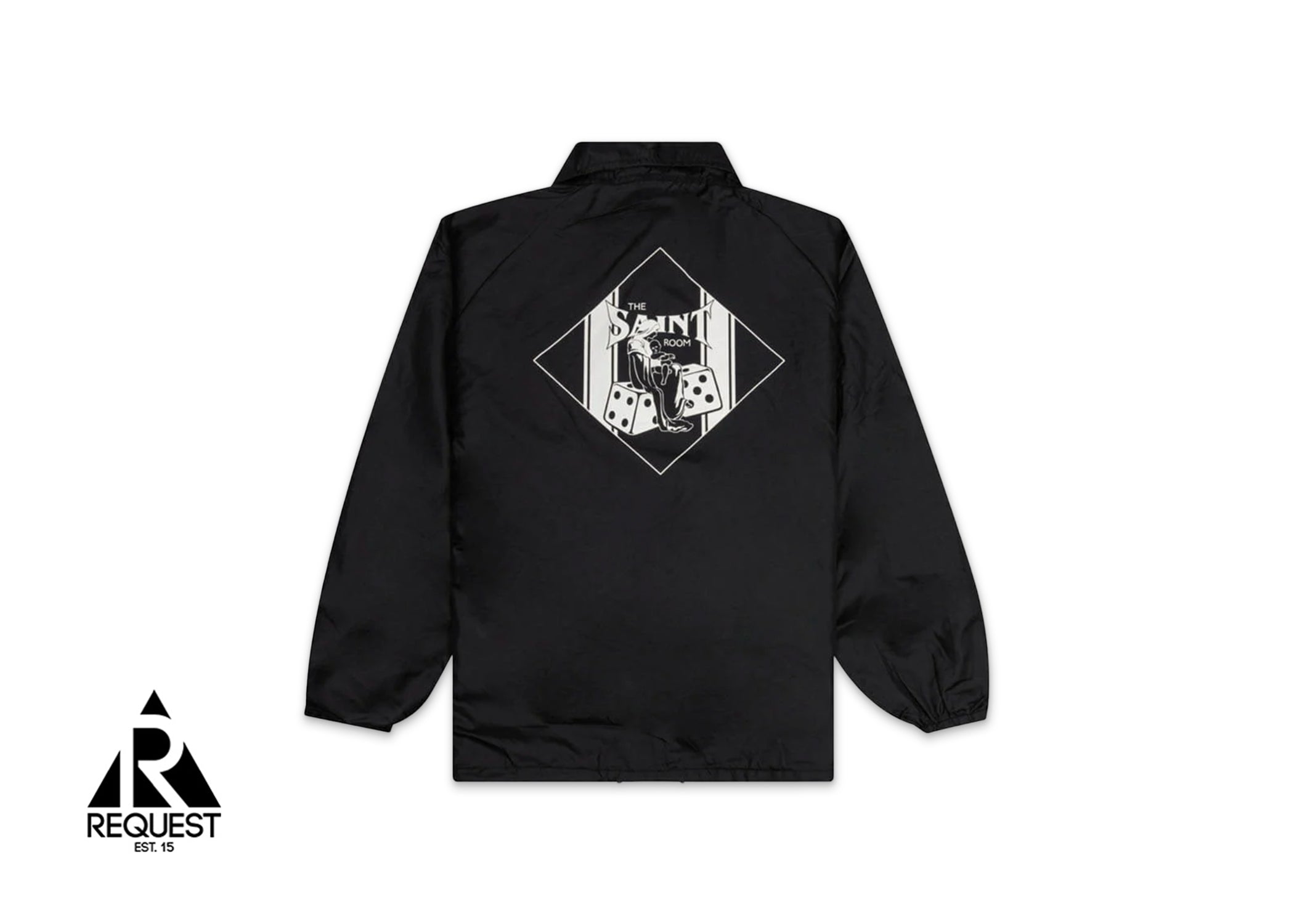 Saint Michael x Shermer Academy Coach Jacket "Black"