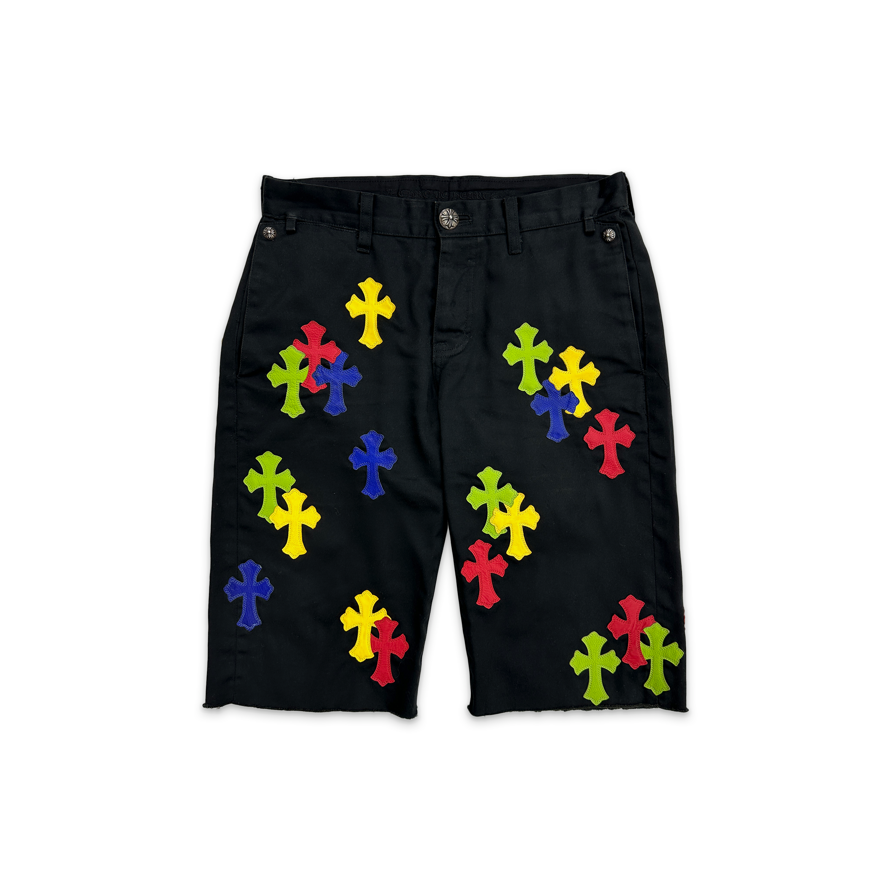 1/1 Chino Shorts Multicolor Cross Patch "Black"