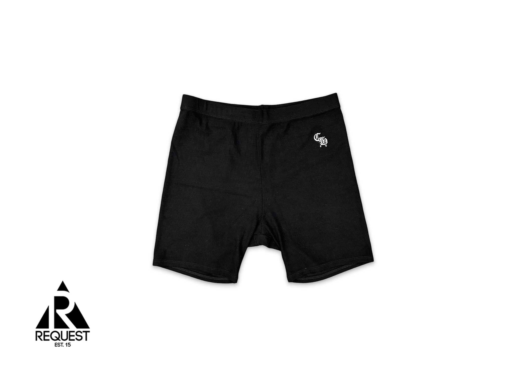 Ribbed Biker Short "Black" (W)