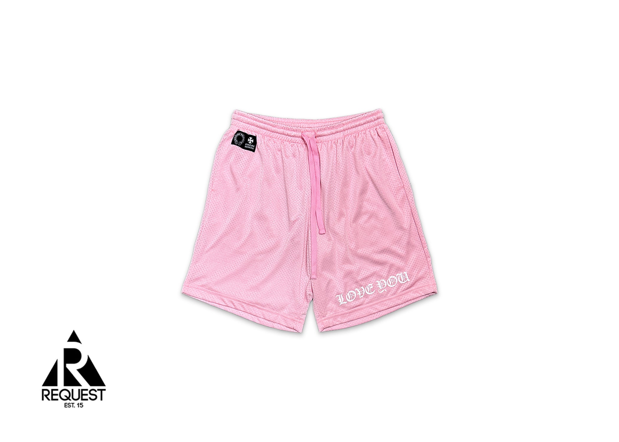 Love You Mesh Shorts “Pink"