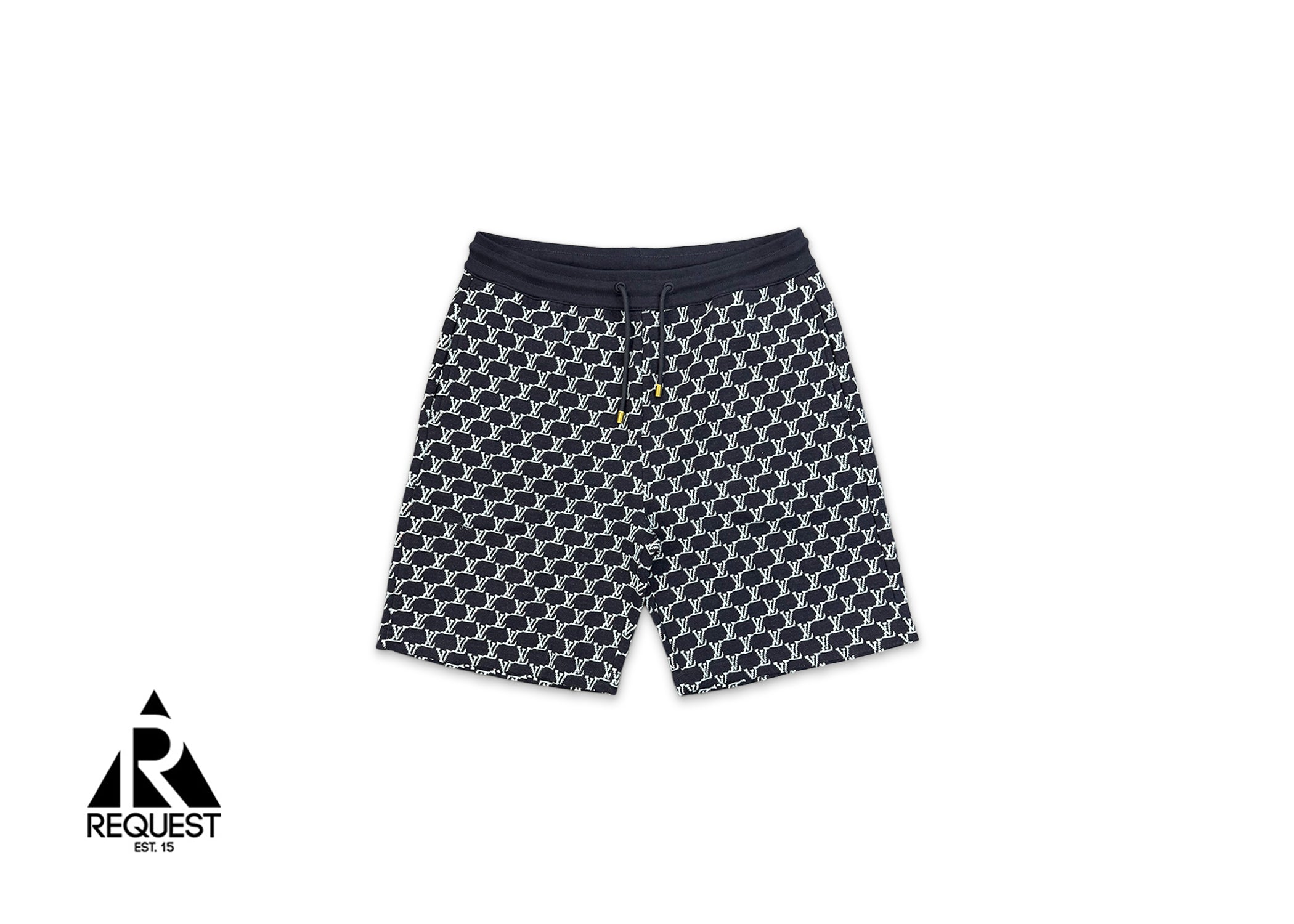 Double Face Cotton Jersey Shorts "Navy"