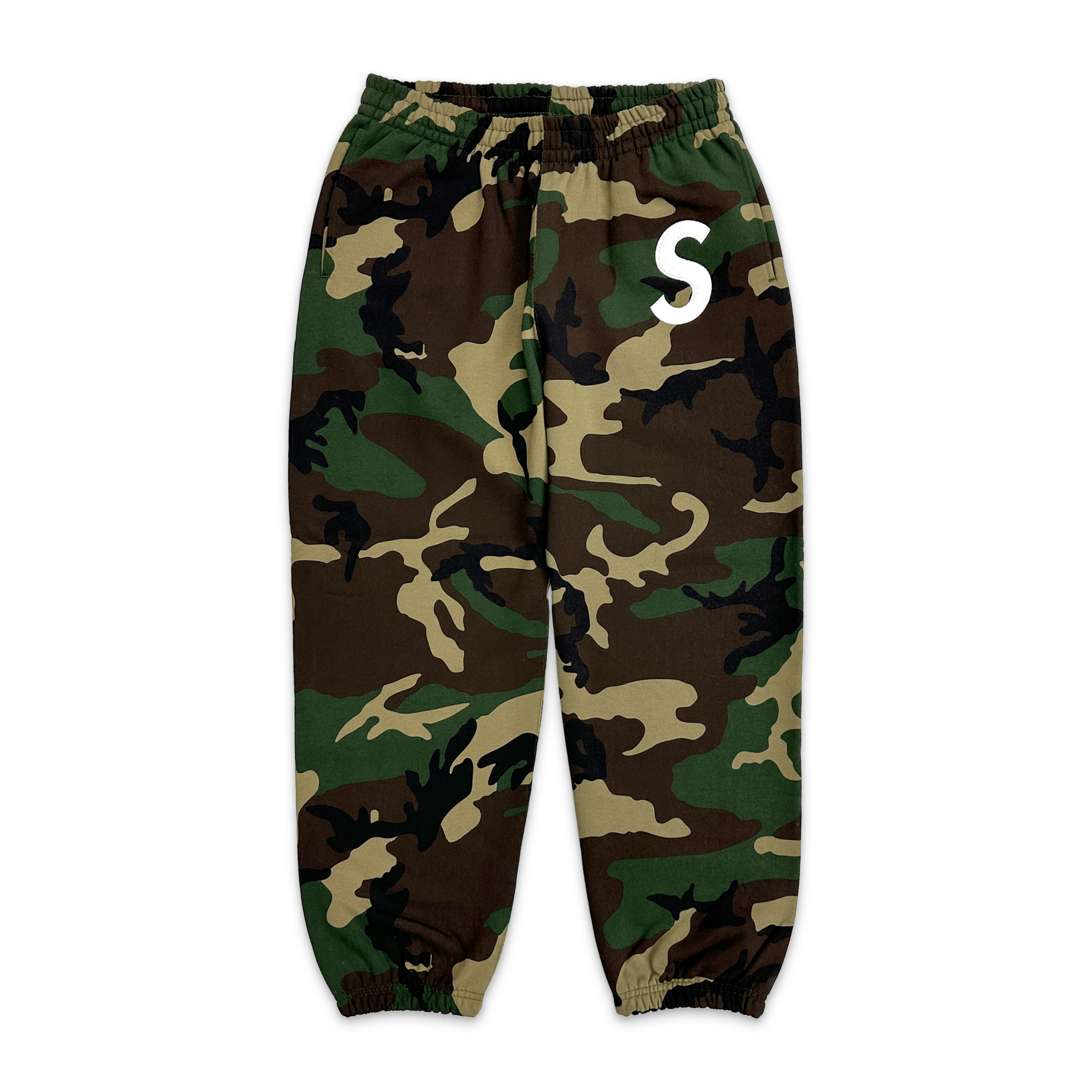 S Logo Sweatpants FW25 "Woodland Camo"