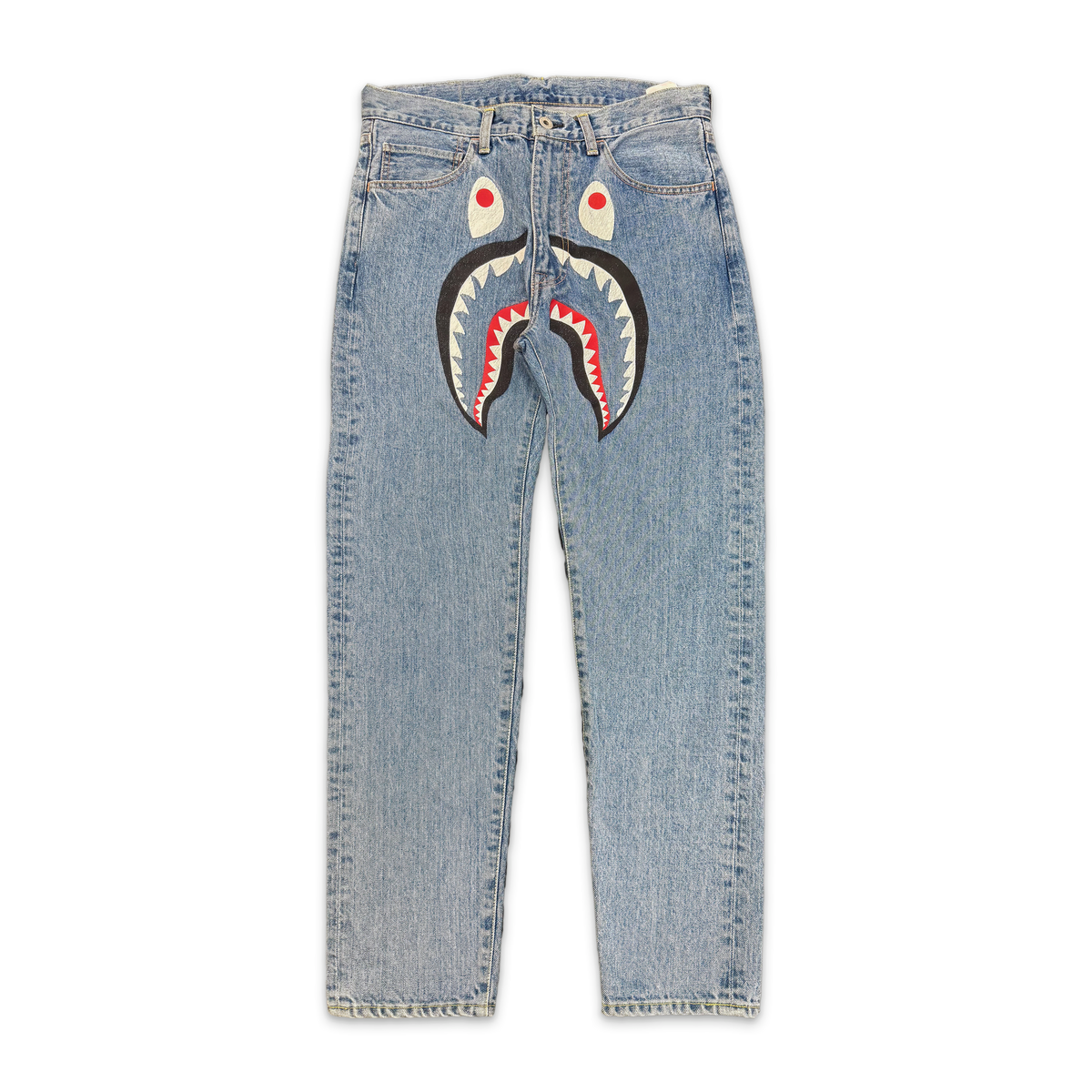 Shark Washed Wide Fit Denim 