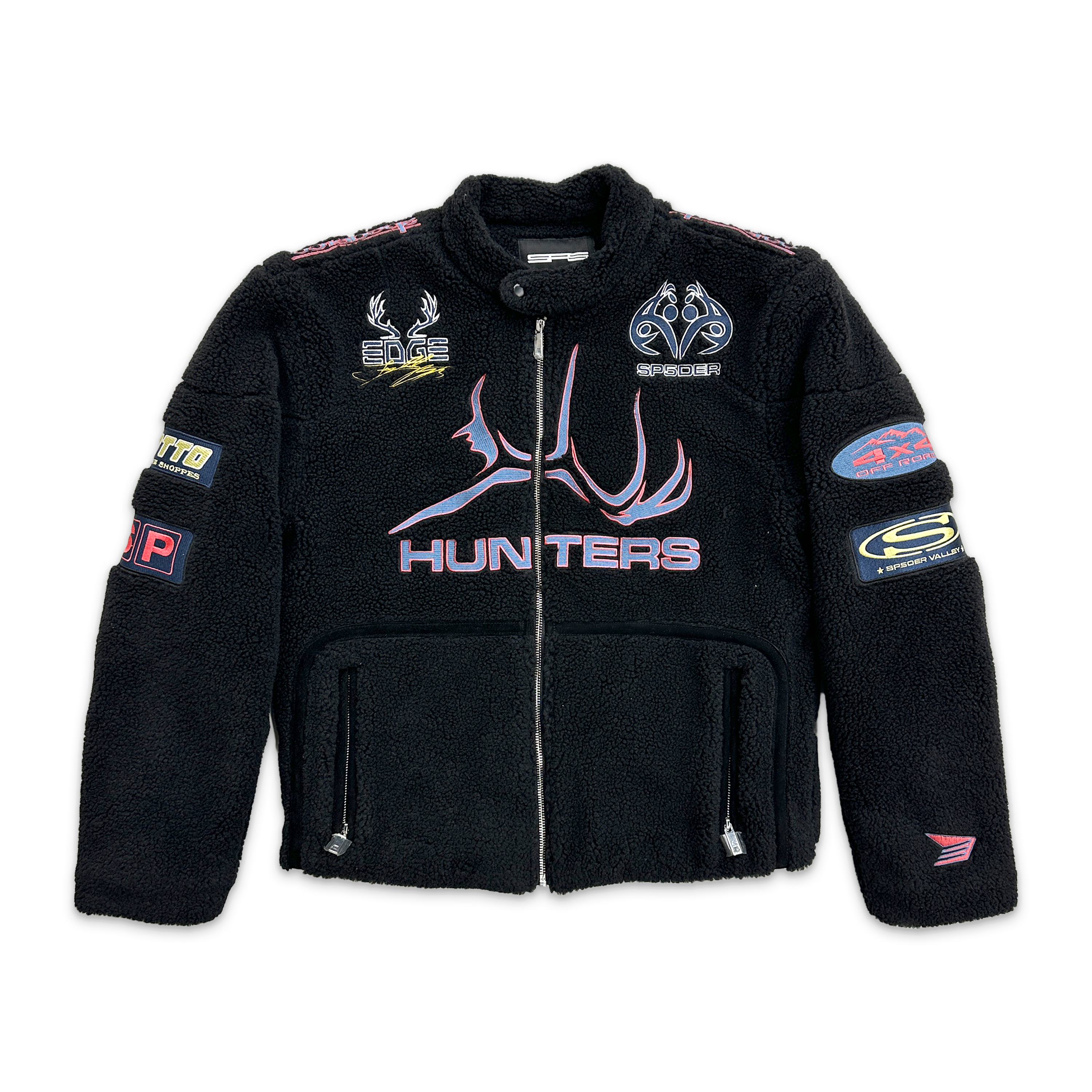 ジャケット・アウター Sp5der Sherpa hunter moto jacket Sherpa Hunter Moto Jacket 
