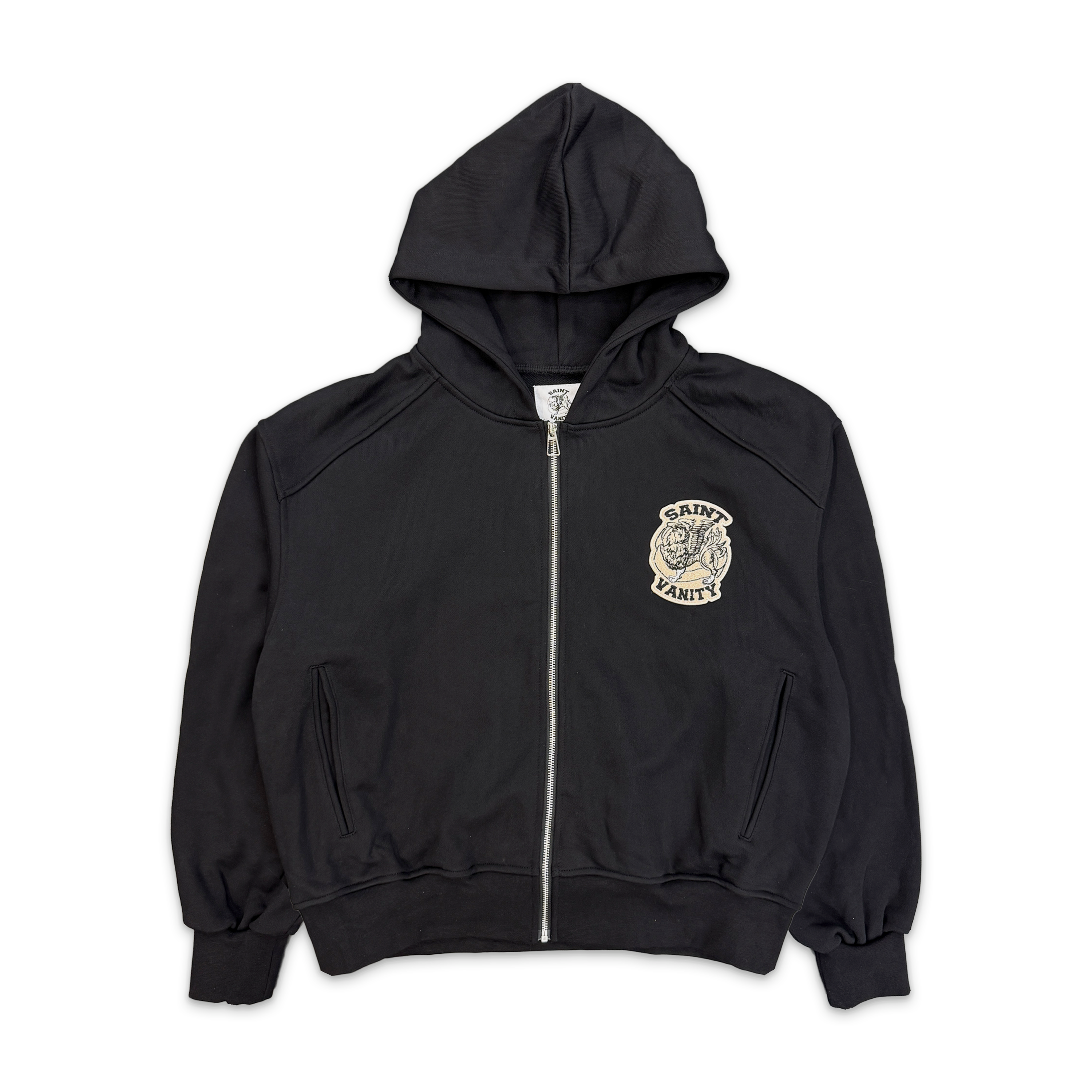Saint Vanity, Uniform Zip Up Hoodie “Black”
