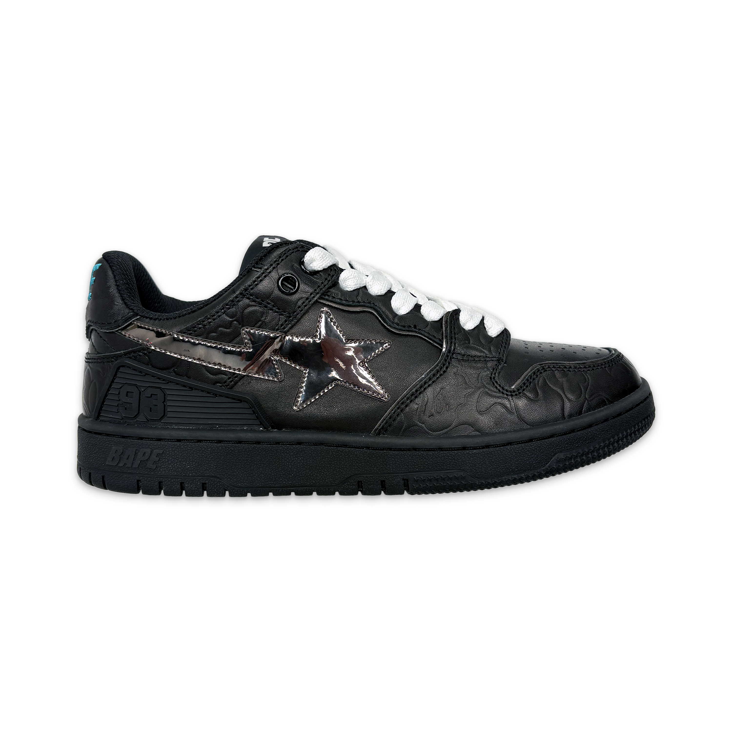 A Bathing Ape (BAPE), Bape Sk8 Sta "Black Silver"