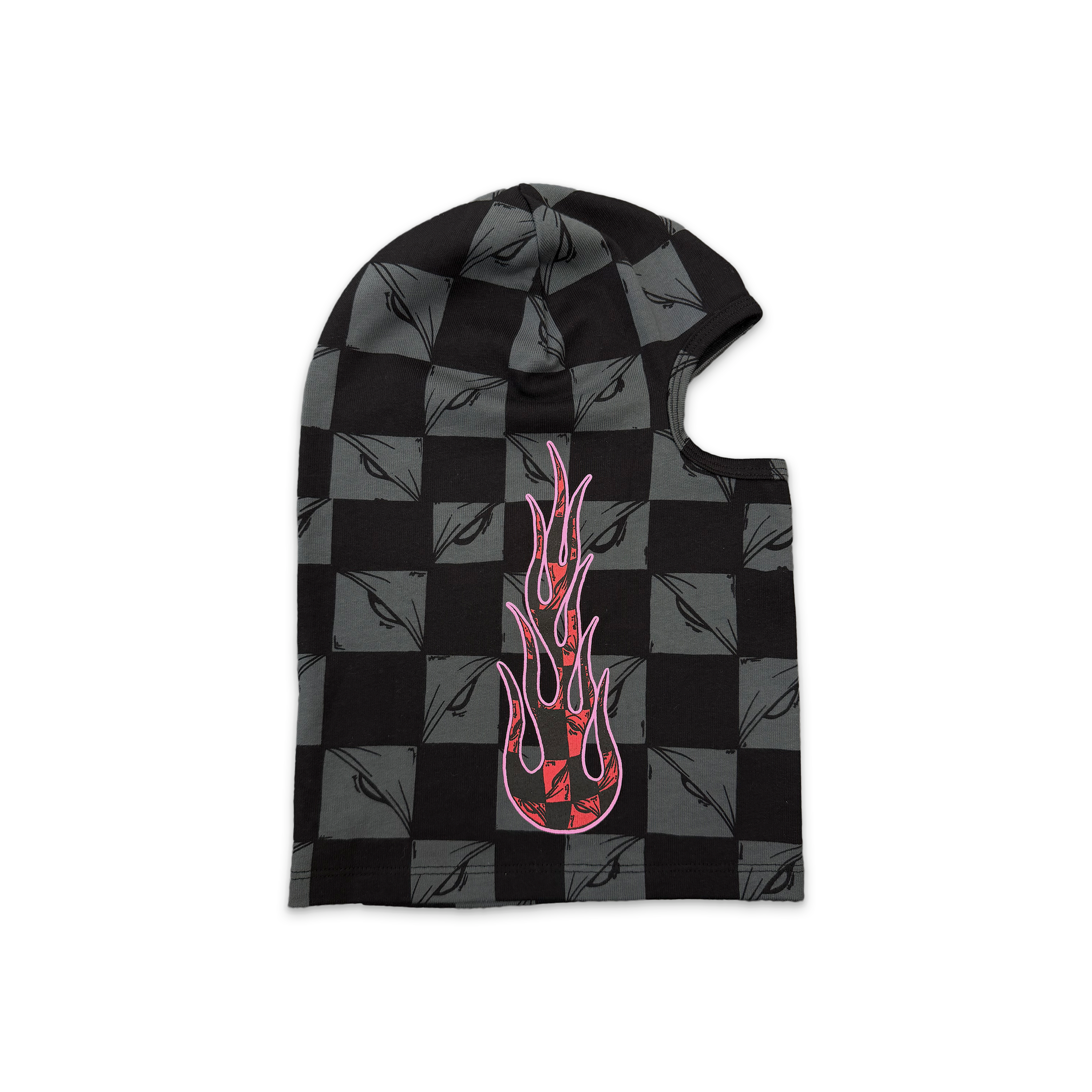 Matty Boy, 99 Eyes Flame Ski Mask "Black Grey"