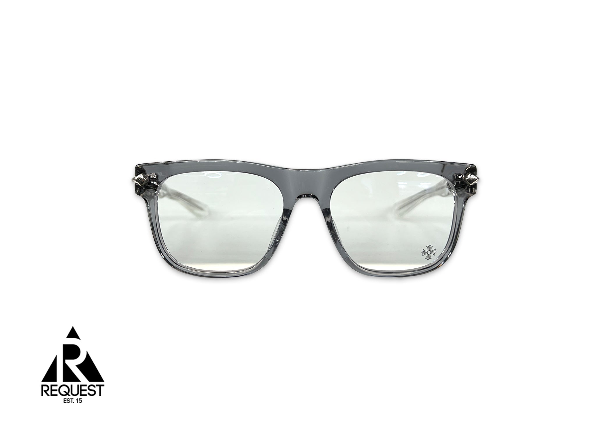 Chrome Hearts, Slid'N Glasses "Gray Translucent/Silver"