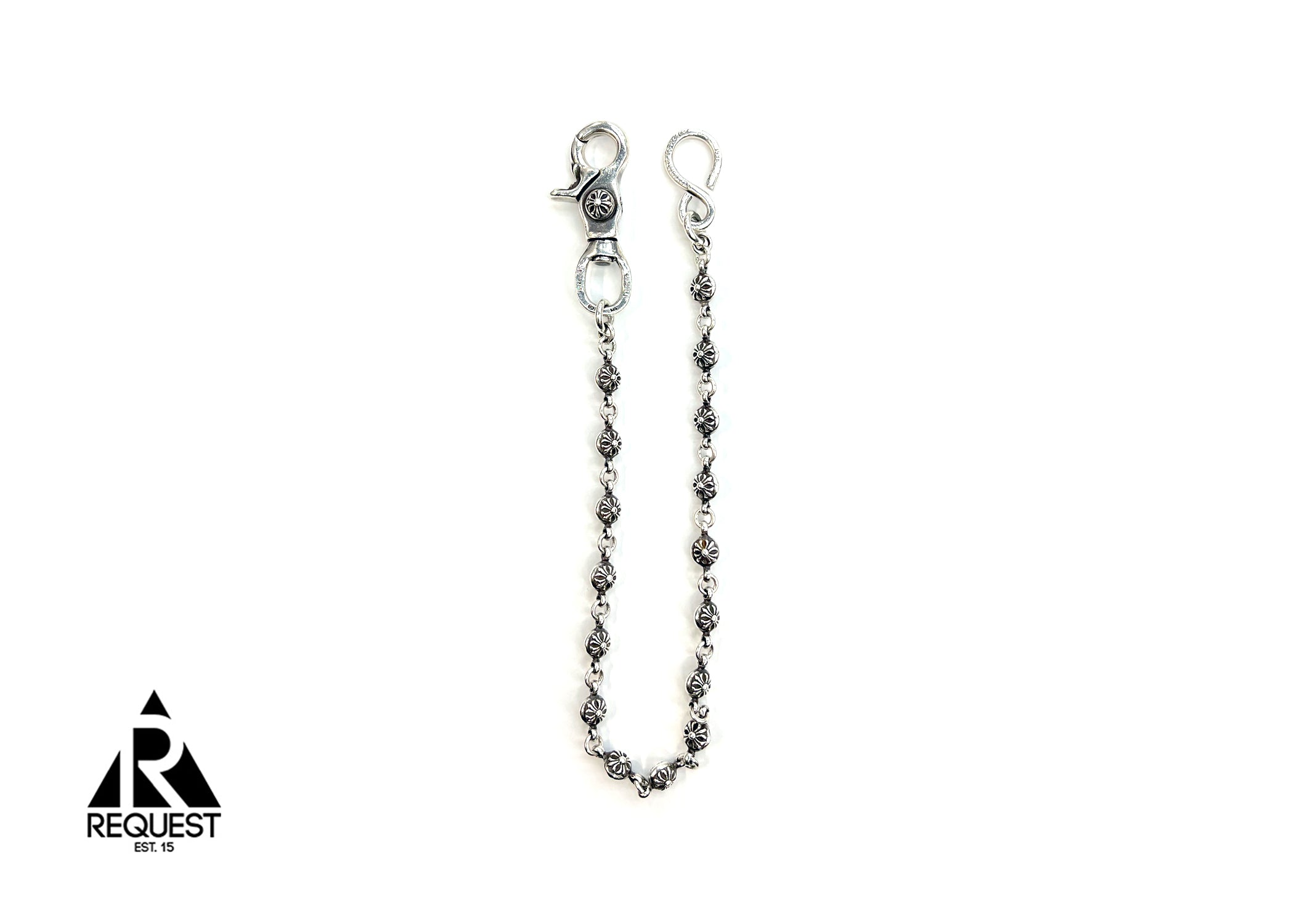 Chrome Hearts Ball Wallet Chain S Hook ".925 Silver"