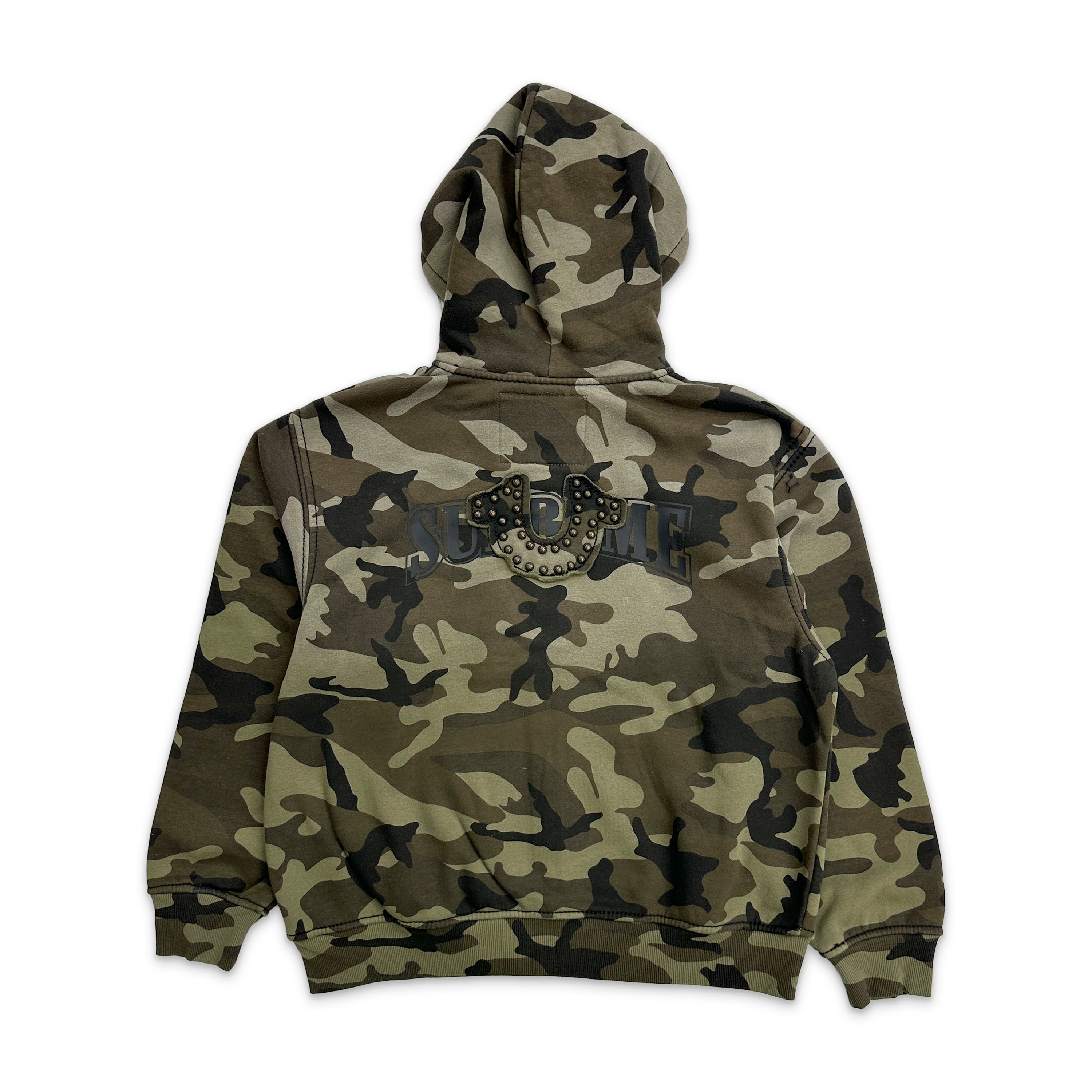 True Religion Zip Up Hooded Sweatshirt FW25 "Brown Camo"