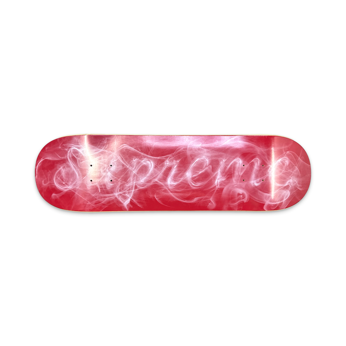 Supreme Smoke Skateboard Deck "Red"