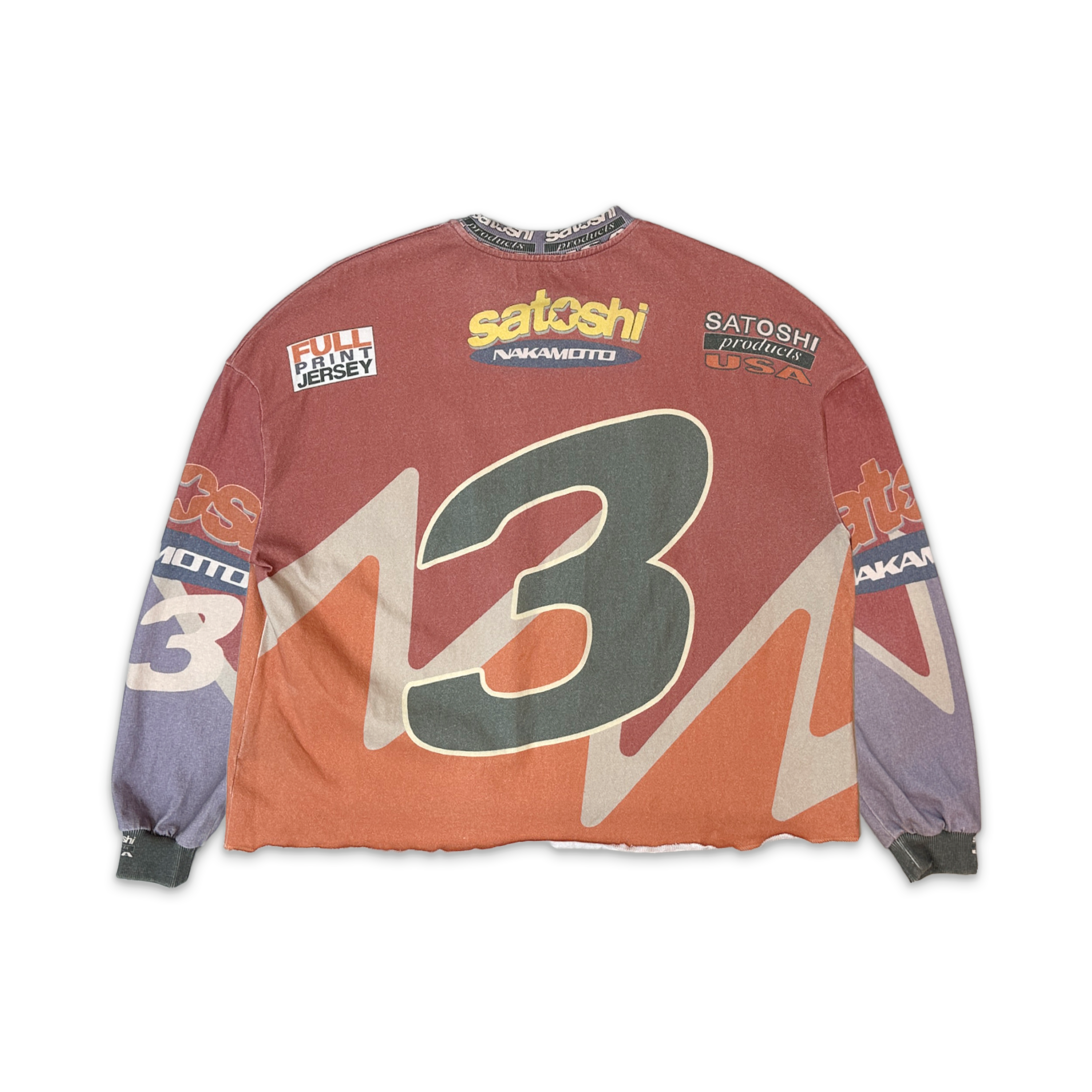 Speedway L/S Jersey "Red/Orange"