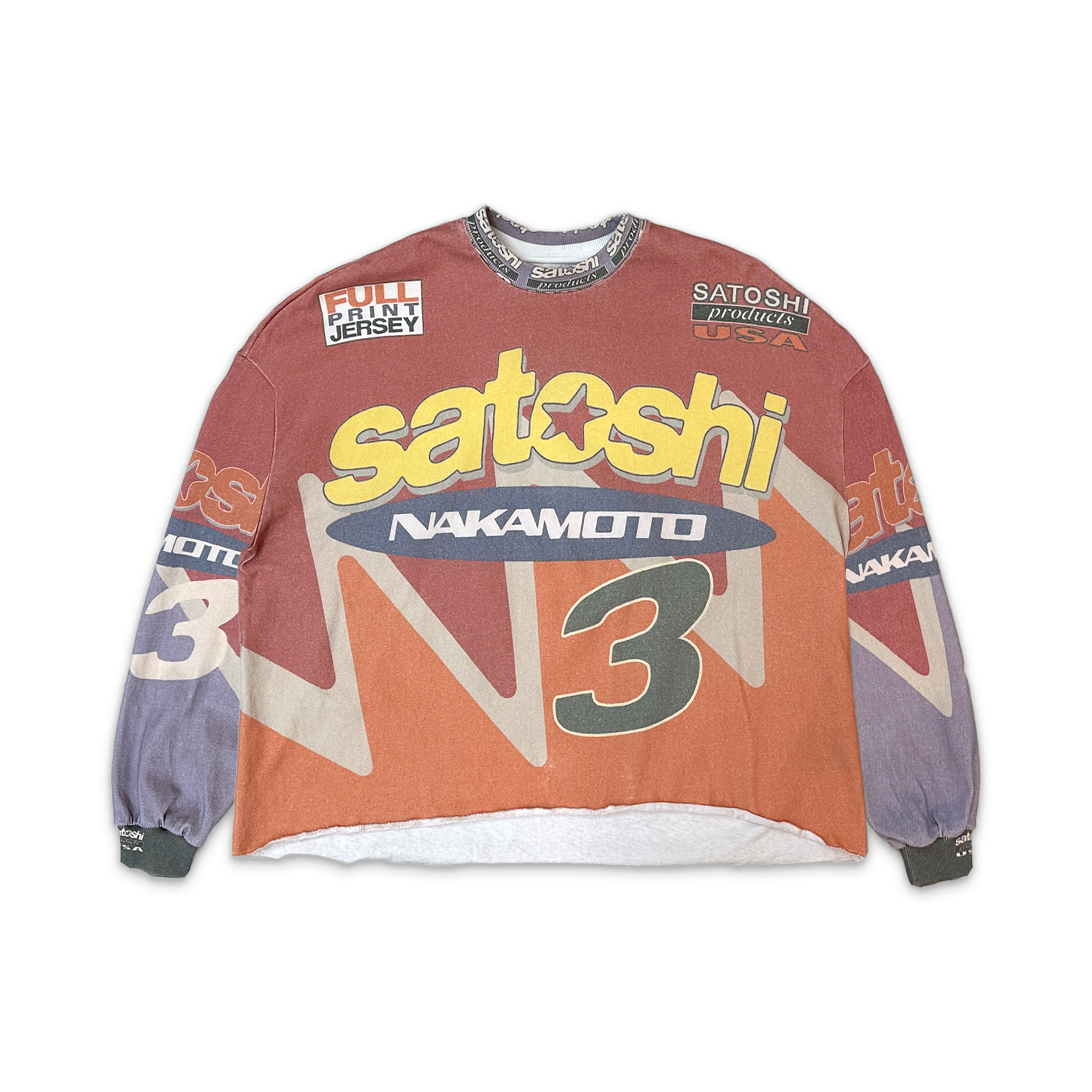 Speedway L/S Jersey "Red/Orange"