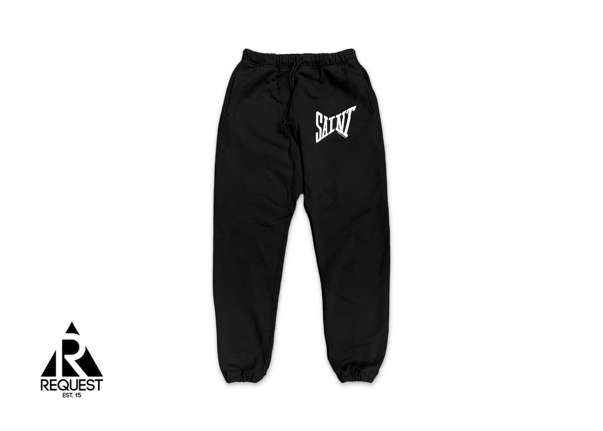 Saint Ribbon Sweatpants "Black"