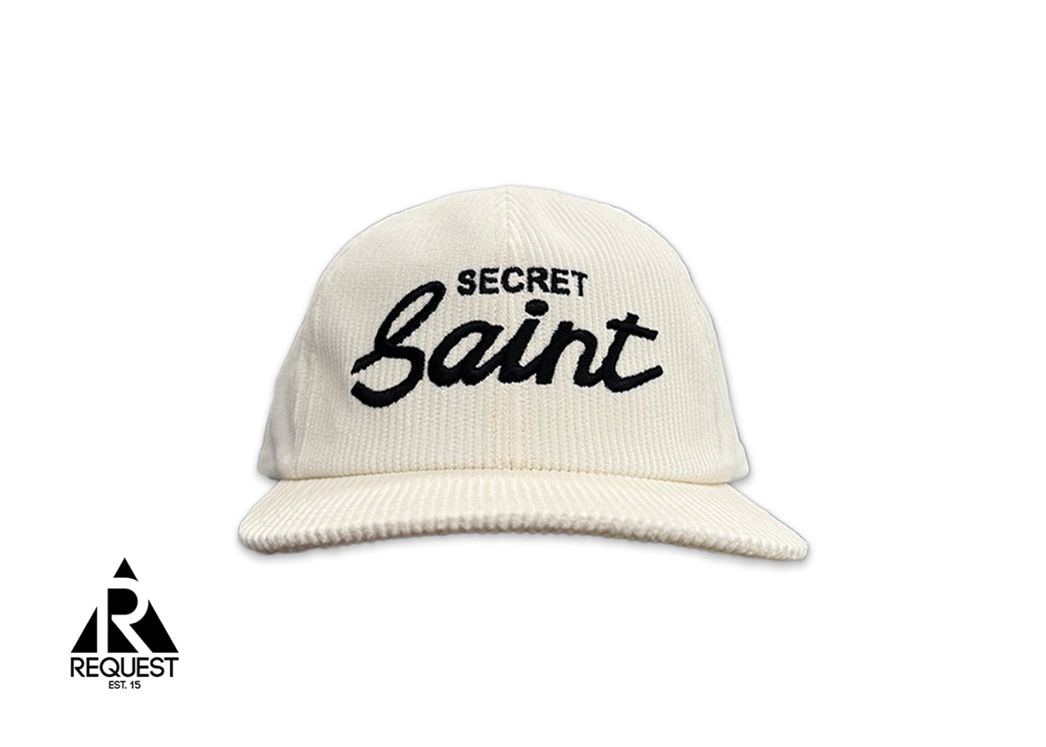 Secret Saint Corduroy Hat “White”