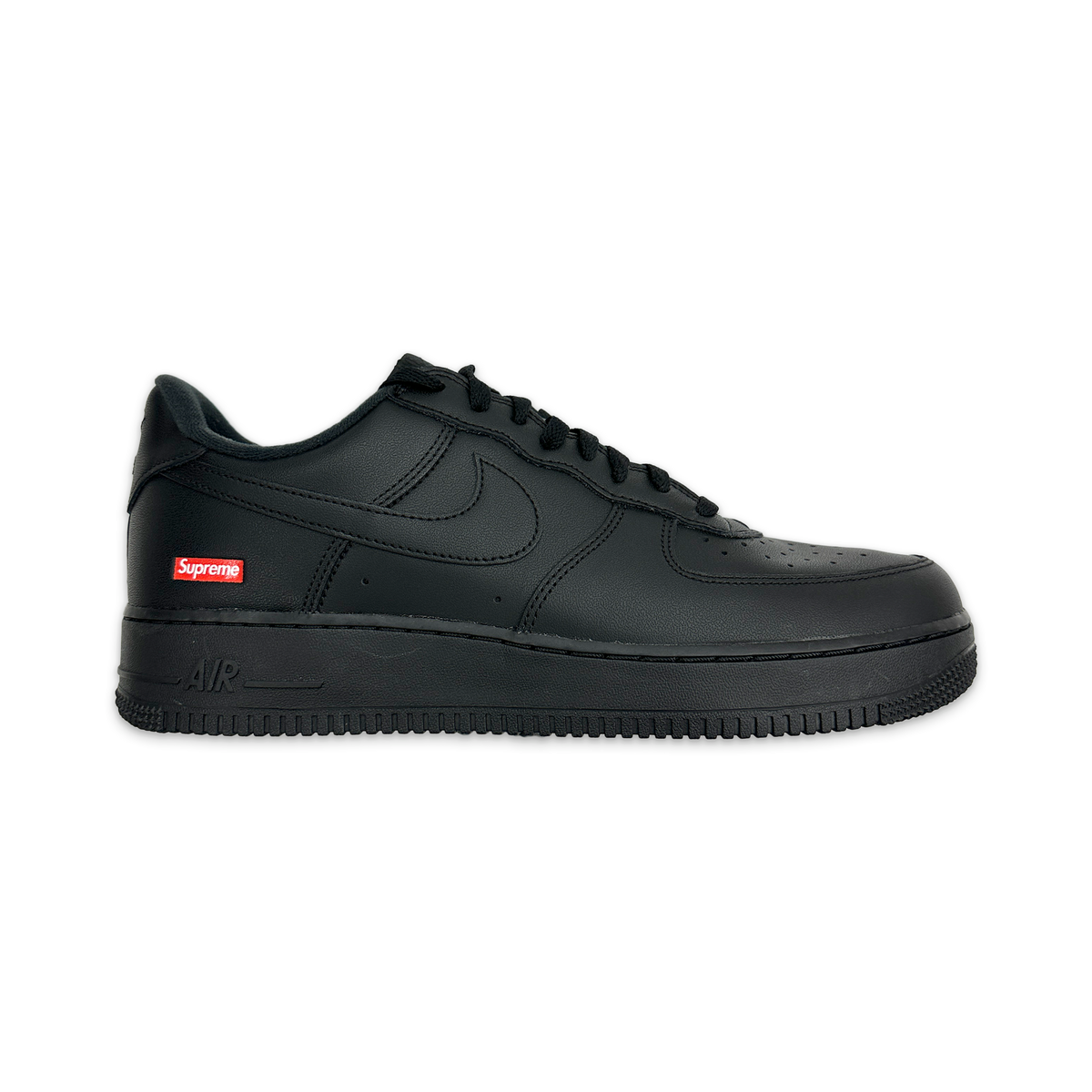 Nike Air Force 1 Supreme Black Anthracite Mens Size 9 Athletic Sneaker Nike Air Force 1 Low Supreme Black Men main image 3